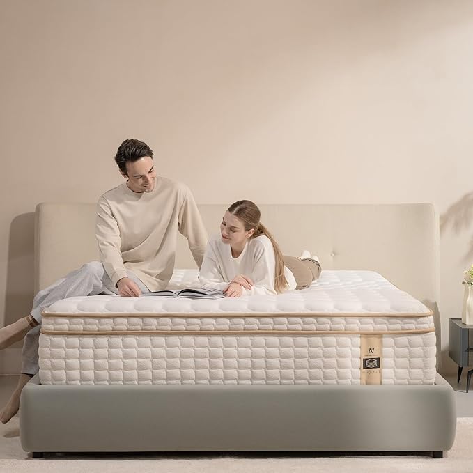Queen Mattress,12 Inch Queen Size Mattresses in a Box,Memory Foam Hybrid Mattress