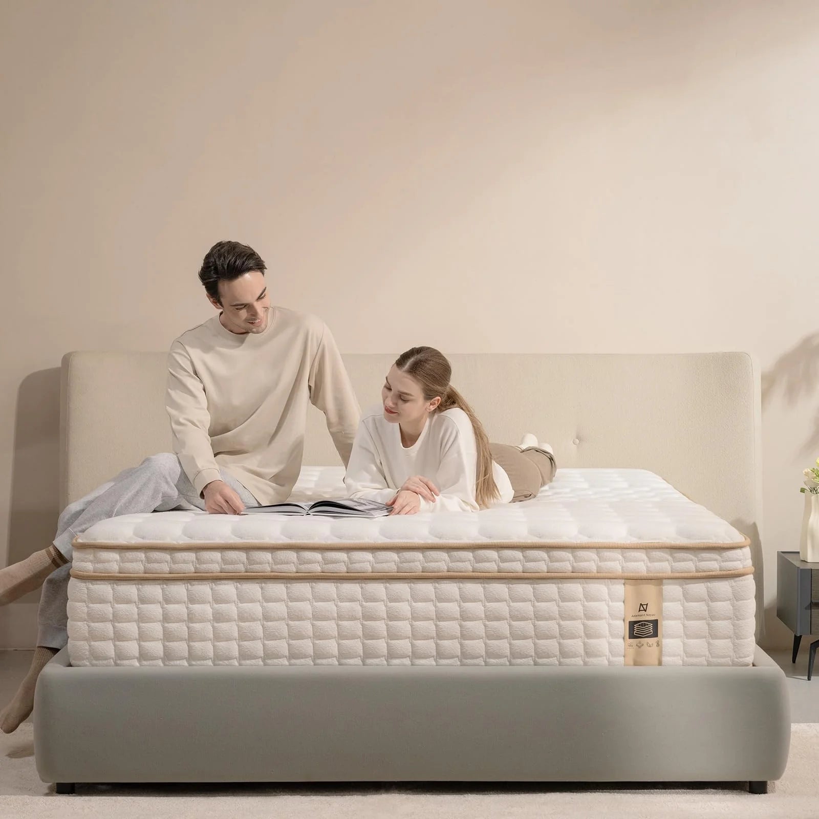 Queen Mattress,12 Inch Queen Size Mattresses in a Box,Memory Foam Hybrid Mattress