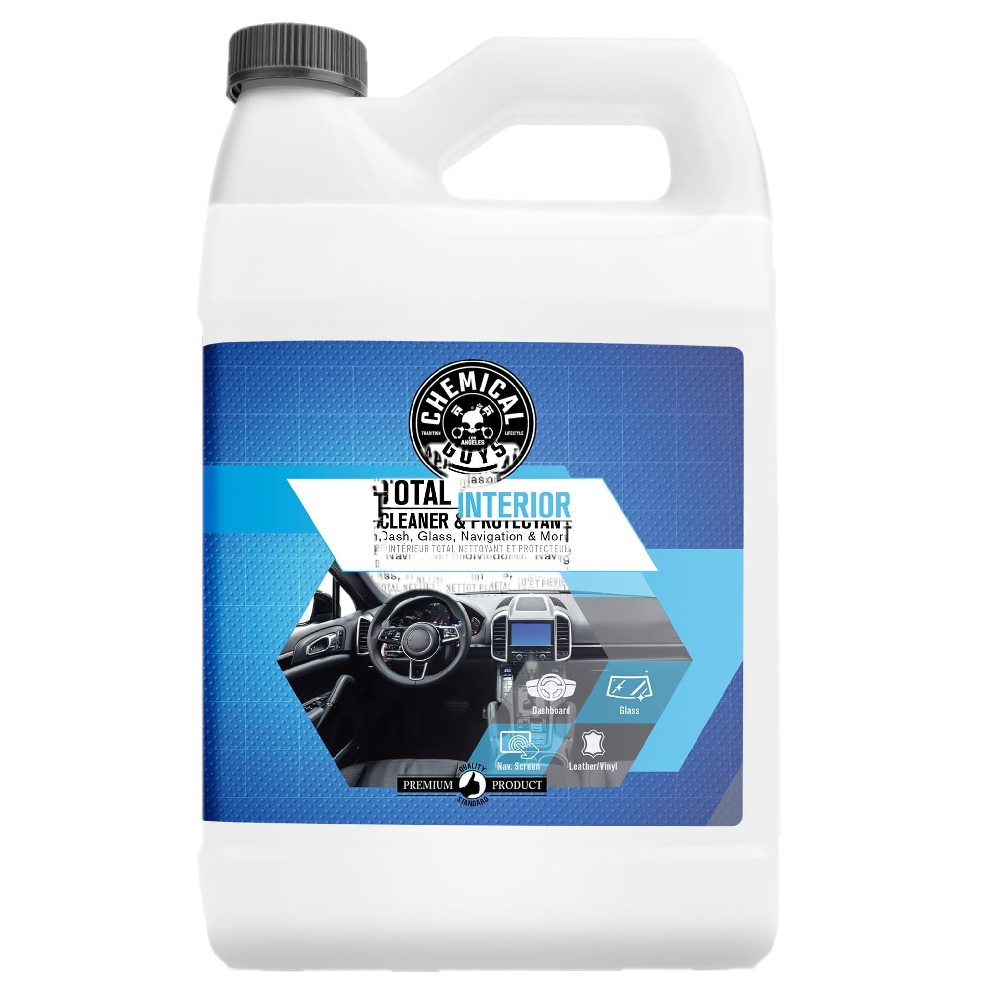 Total Interior Cleaner & Protectant, Cleans & Protects Leather, Vinyl, Plastic