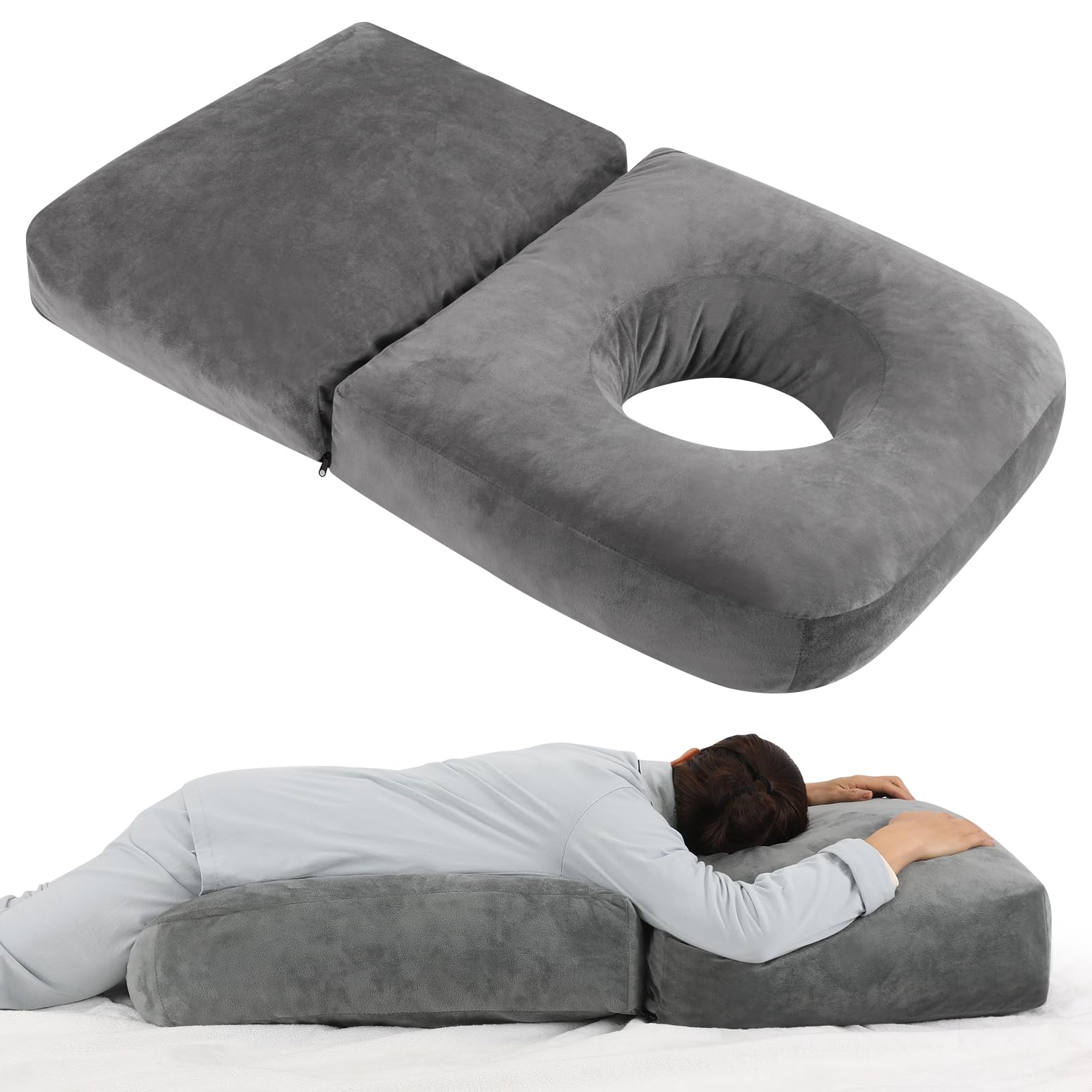 Pillows for Sleeping, 45.3 Inch Pregnancy Massage Pillow Full Body