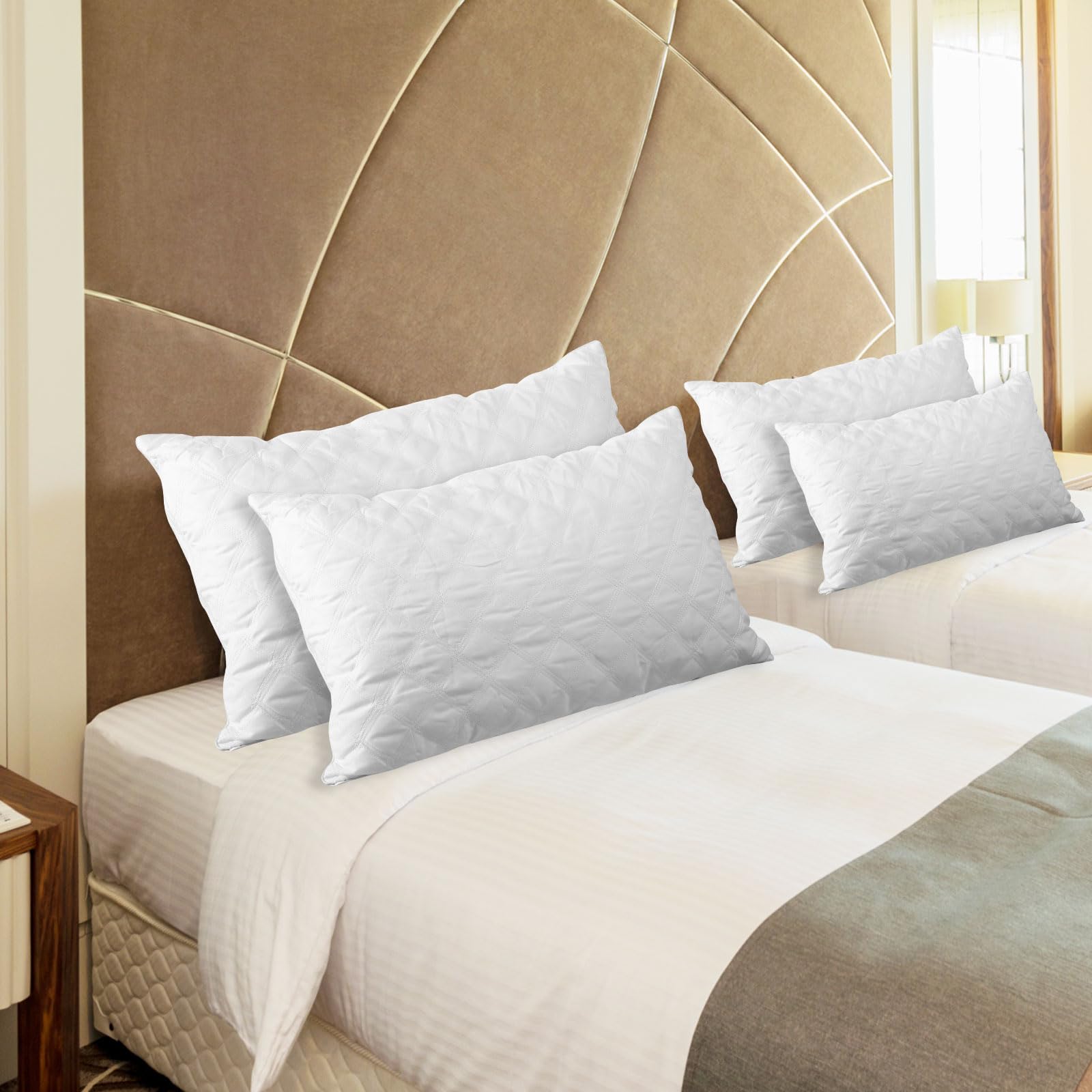 20 Pack Queen Size Pillows for Sleeping Bed Pillow Inserts Hotel Pillows in Bulk for Stomach