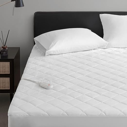 Heated Mattress Pad Twin Size Electric Mattress Pad 10 Lv. Heating, 5 hr Auto Shut Off