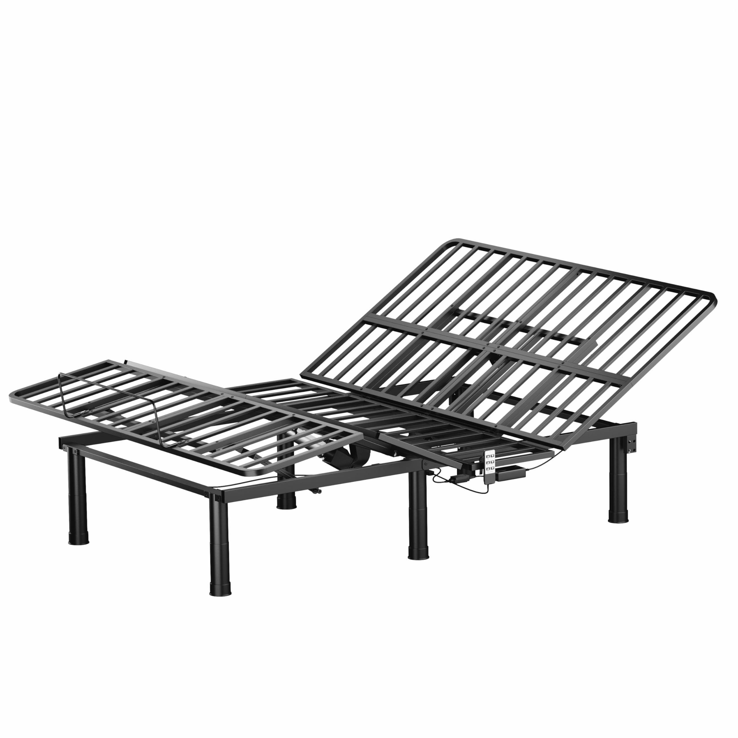 Queen Adjustable Bed Frame, Wired Remote Control