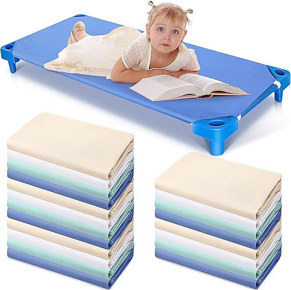 Sheets for Toddler & Preschool, Pure Cotton Breathable Fabric