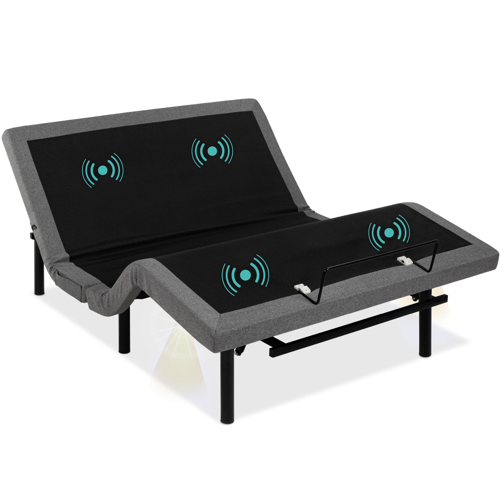 Ergonomic Full Size Adjustable Bed Frame, Electric Base w/Wireless Remote Control