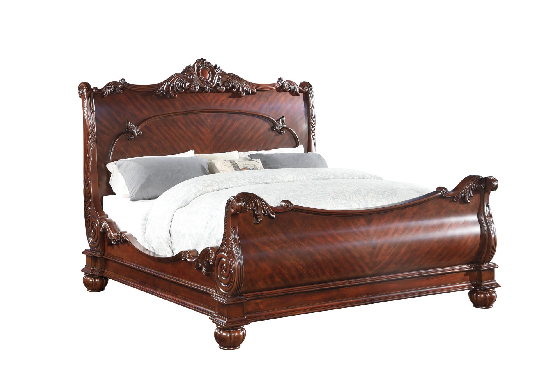 Homecraft Wharton Sleigh Bed (King (U.S. Standard))