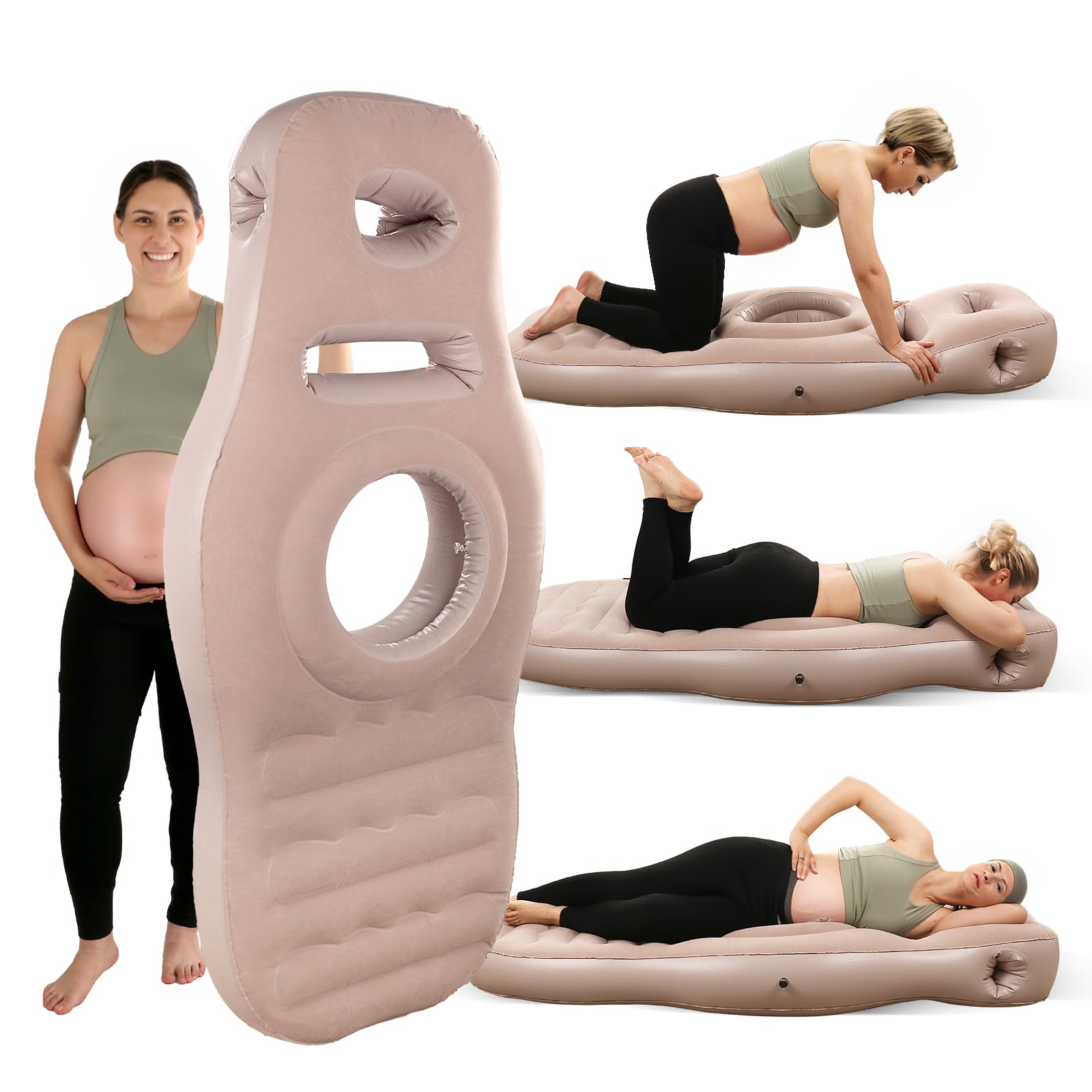 Inflatable Full Body Pregnancy Pillow, Full Body Maternity Airbed