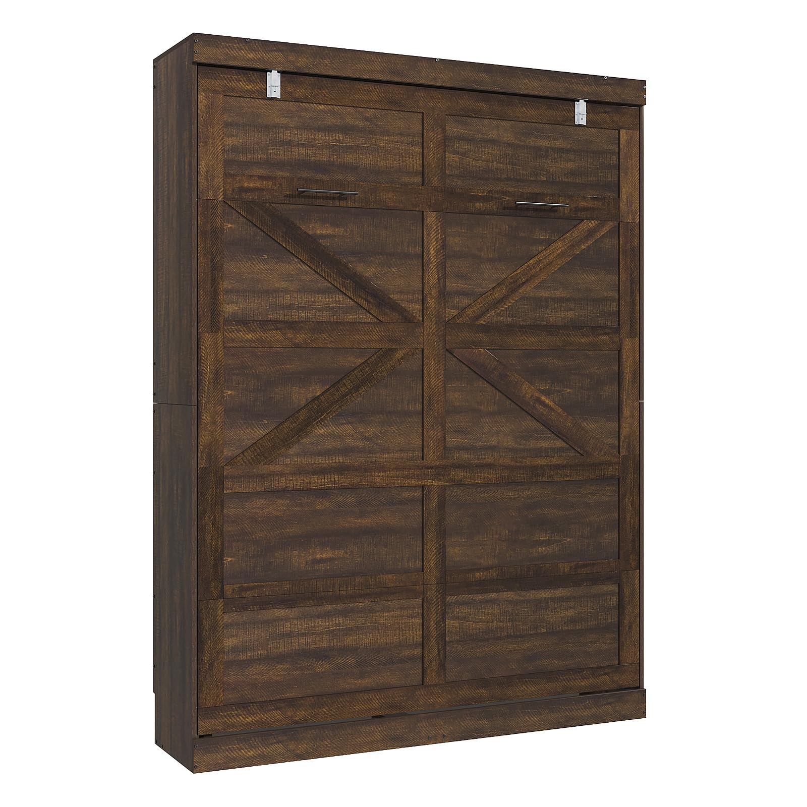 Queen Size Murphy Bed with 2 LED Lights
