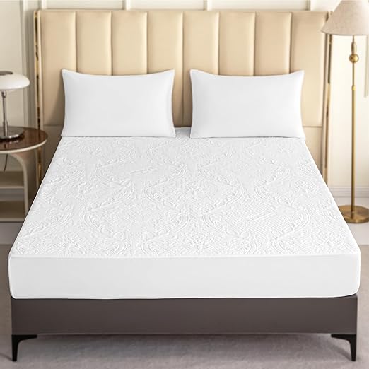Breathable Waterproof Mattress Protector - Cooling Tencel Lyocell Cover
