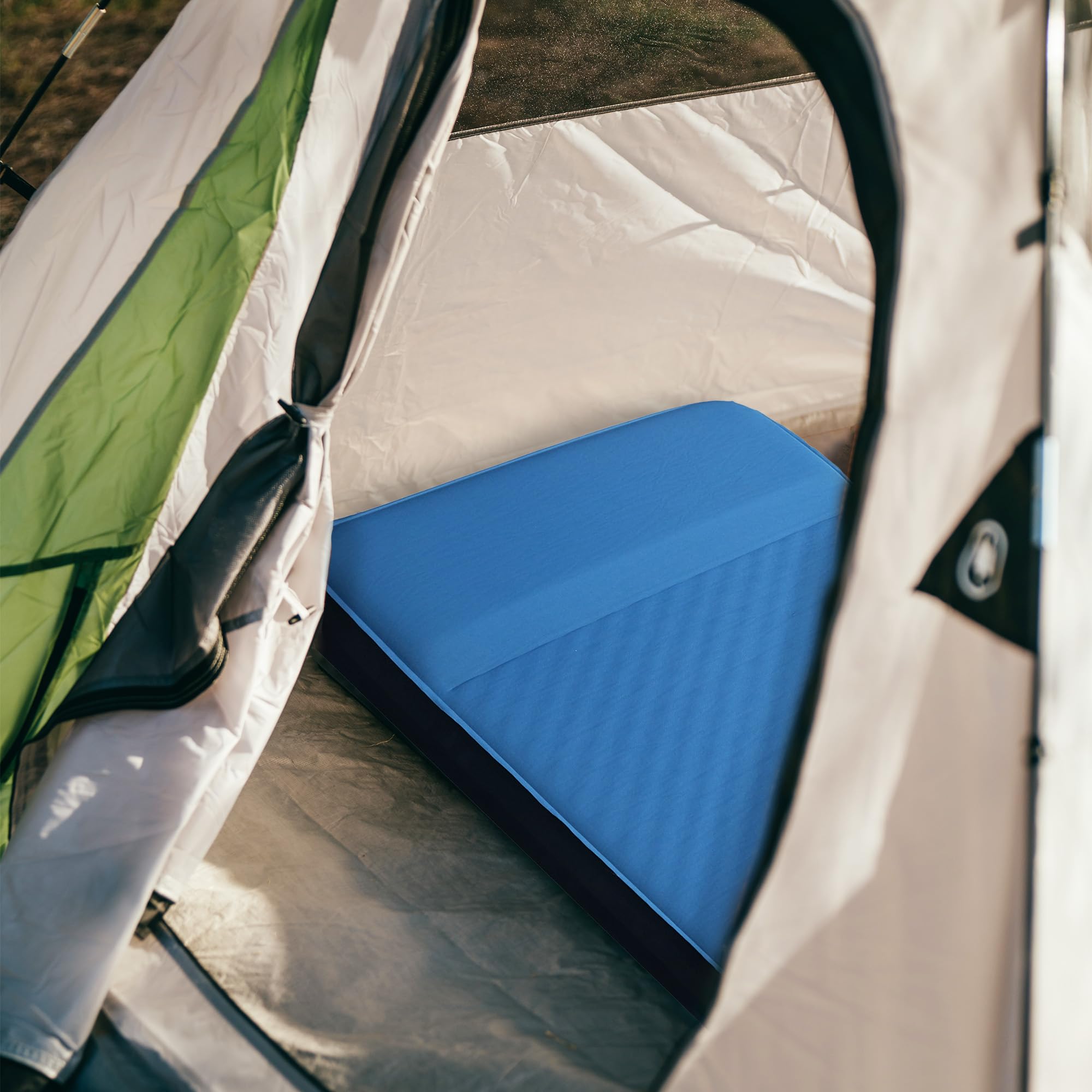 Air & Foam Camping Mattress, Self-Inflating Sleeping Pad