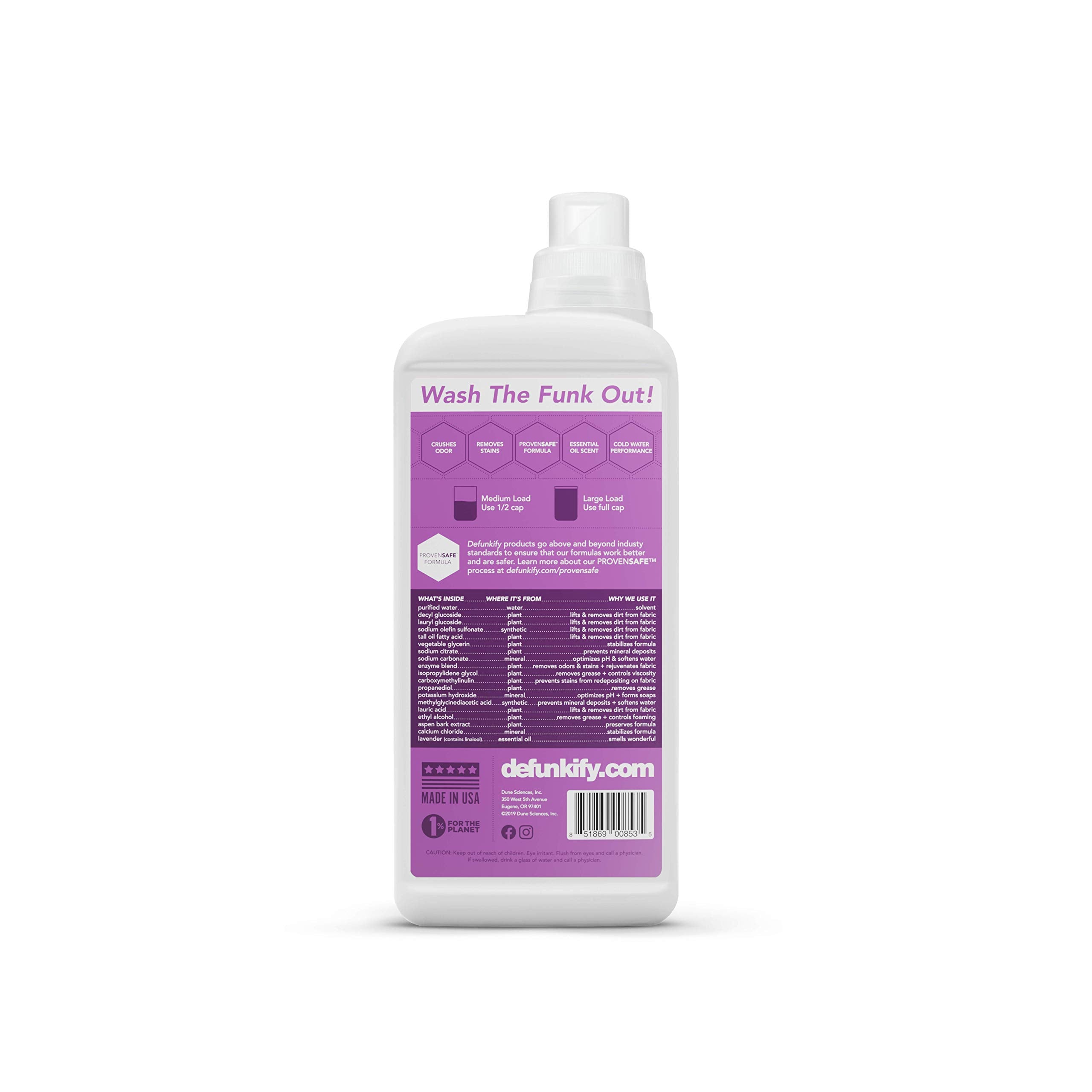 Laundry Detergent 62 Load/37.7 FlOz (2-Pack). 'Lavender' Liquid Laundry Detergent