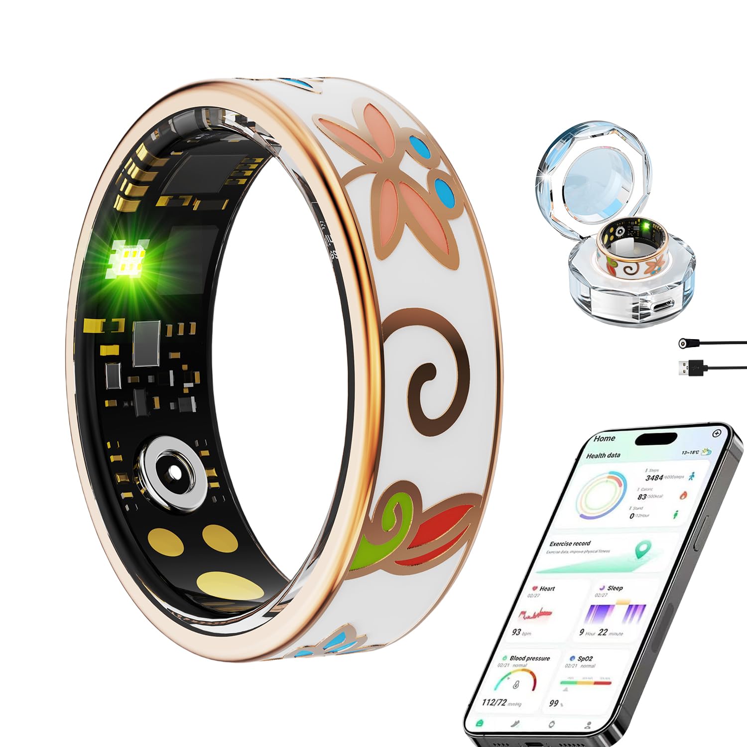 Women,Fitness Tracker with Heart Rate,Blood Oxygen,Blood Pressure