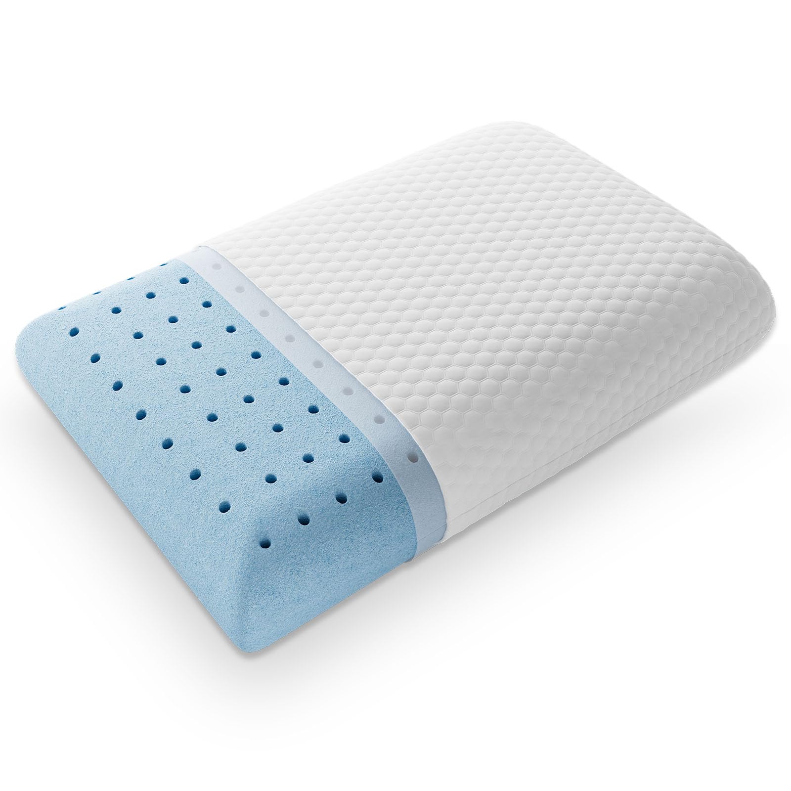 Memory Foam Pillow, Standard Size Pillows for Sleeping, Bed Pillow Soft