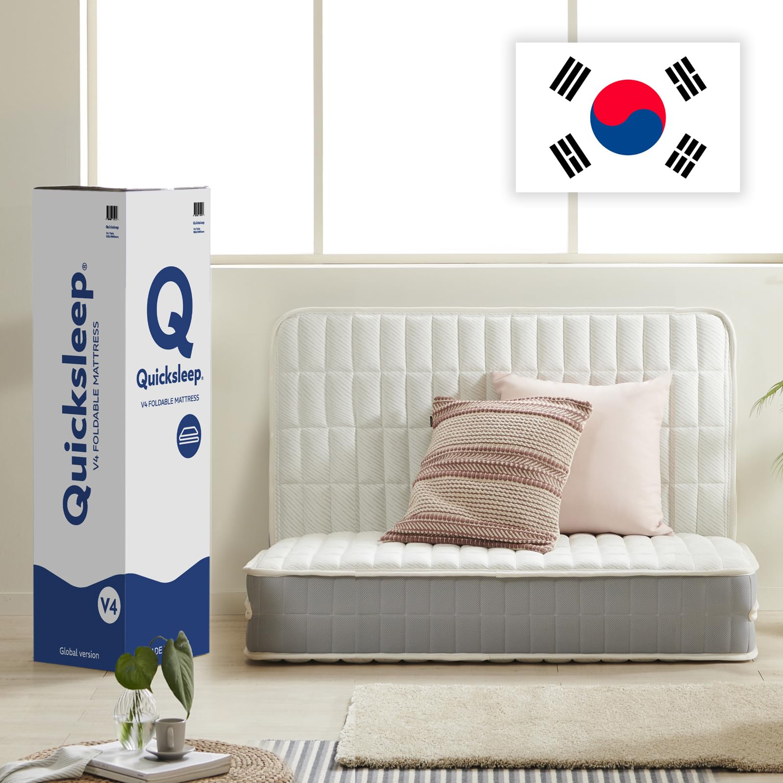 VA4 Z Cube Mattress, 5 Inch Premium Folding Bed Floor Mattress Bestsleep in A Box