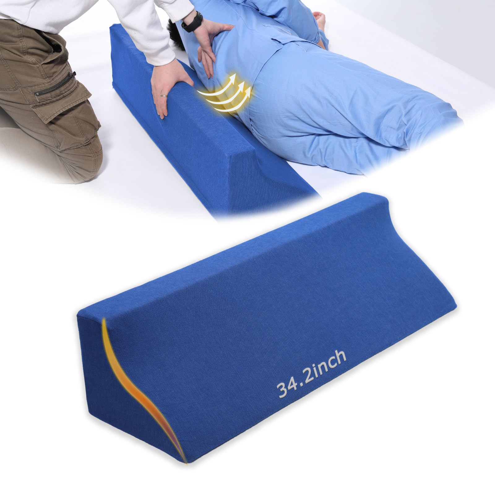 34in Bed Wedges & Body Positioners, 30 Degree Wedge Pillow for Side Sleeping/After