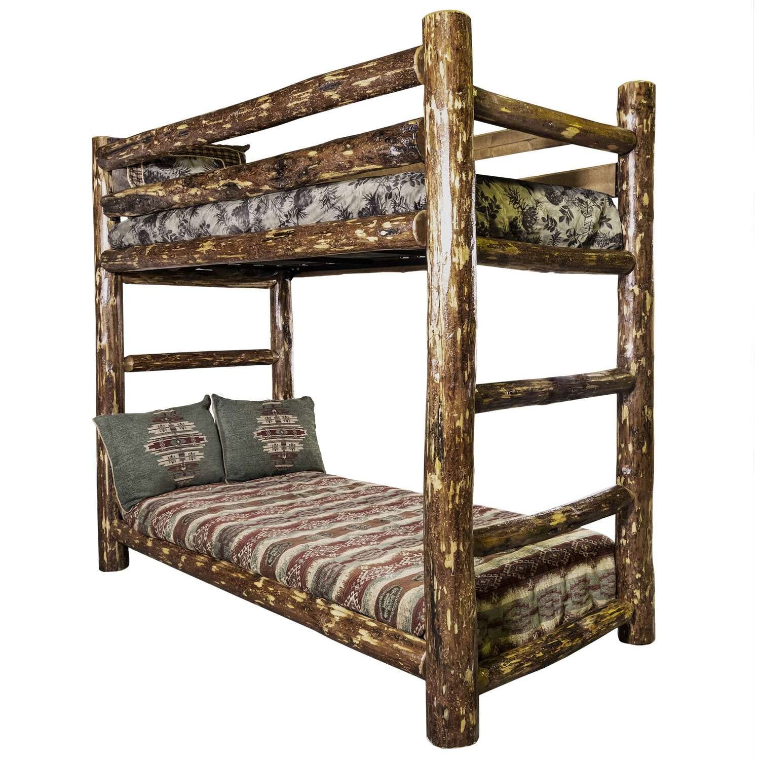 Glacier Country Collection Twin Over Twin Bunk Bed