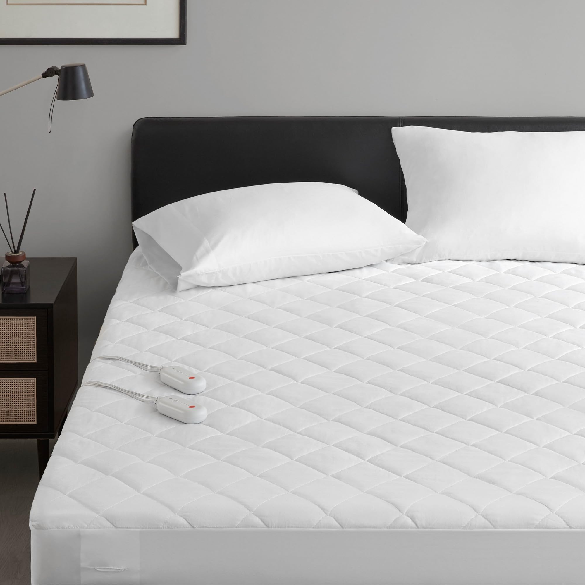 Heated Mattress Pad Cal King Size Electric Mattress Pad 10 Lv. Heating