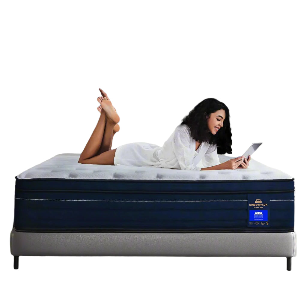 Queen Mattress 14 Inch,Memory Foam Hybrid Queen Size Mattresses in a Box