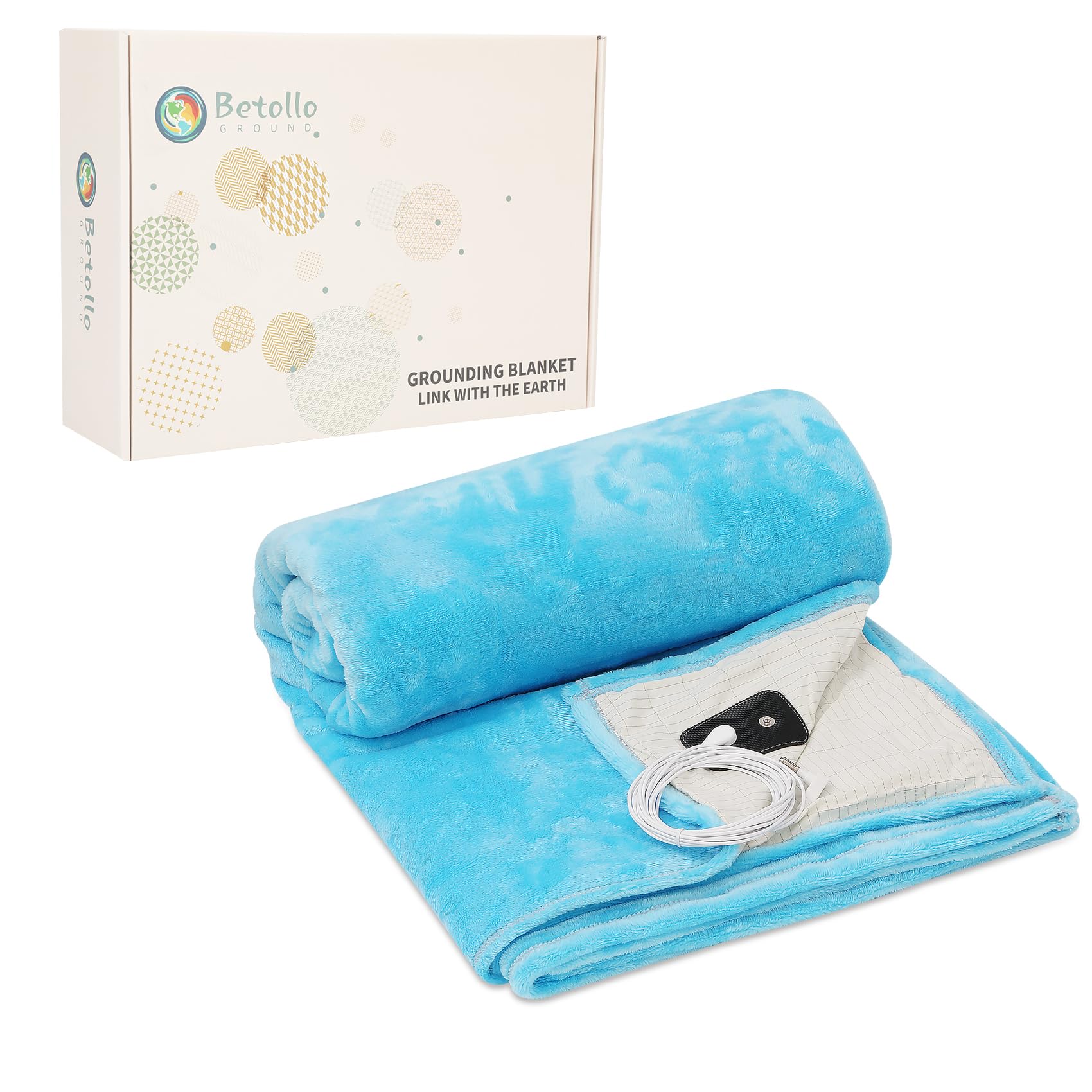 Grounding Blanket for Pain Relief, Improved Sleep