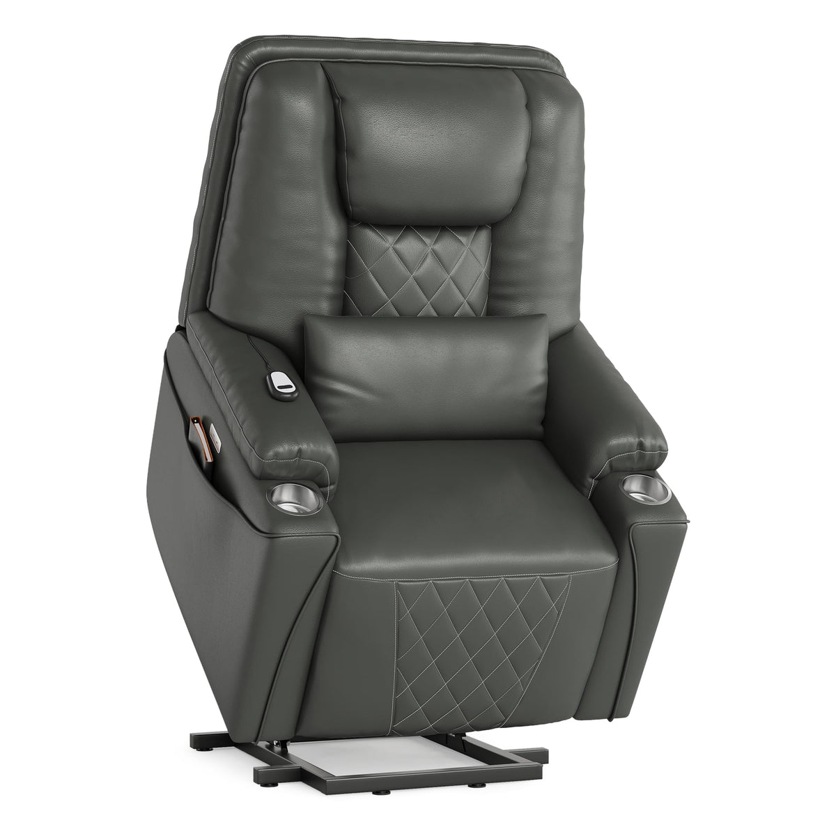 Power Lift Recliner Chair with Charging Ports & Cup Holders