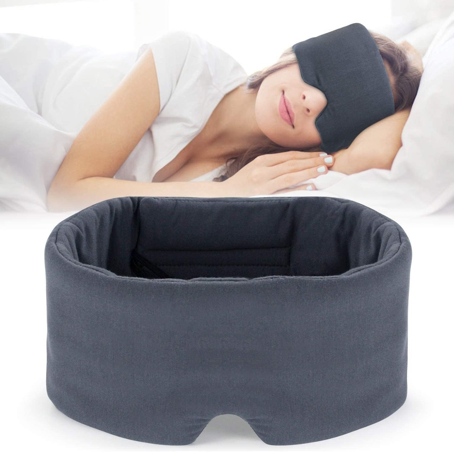 Adjustable Cotton Sleep Eye Mask - Perfect for Travel
