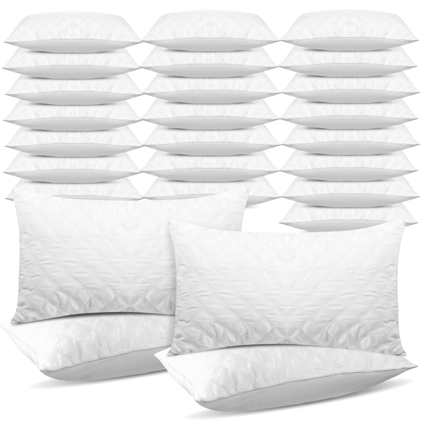 20 Pack Queen Size Pillows for Sleeping Bed Pillow Inserts Hotel Pillows in Bulk for Stomach