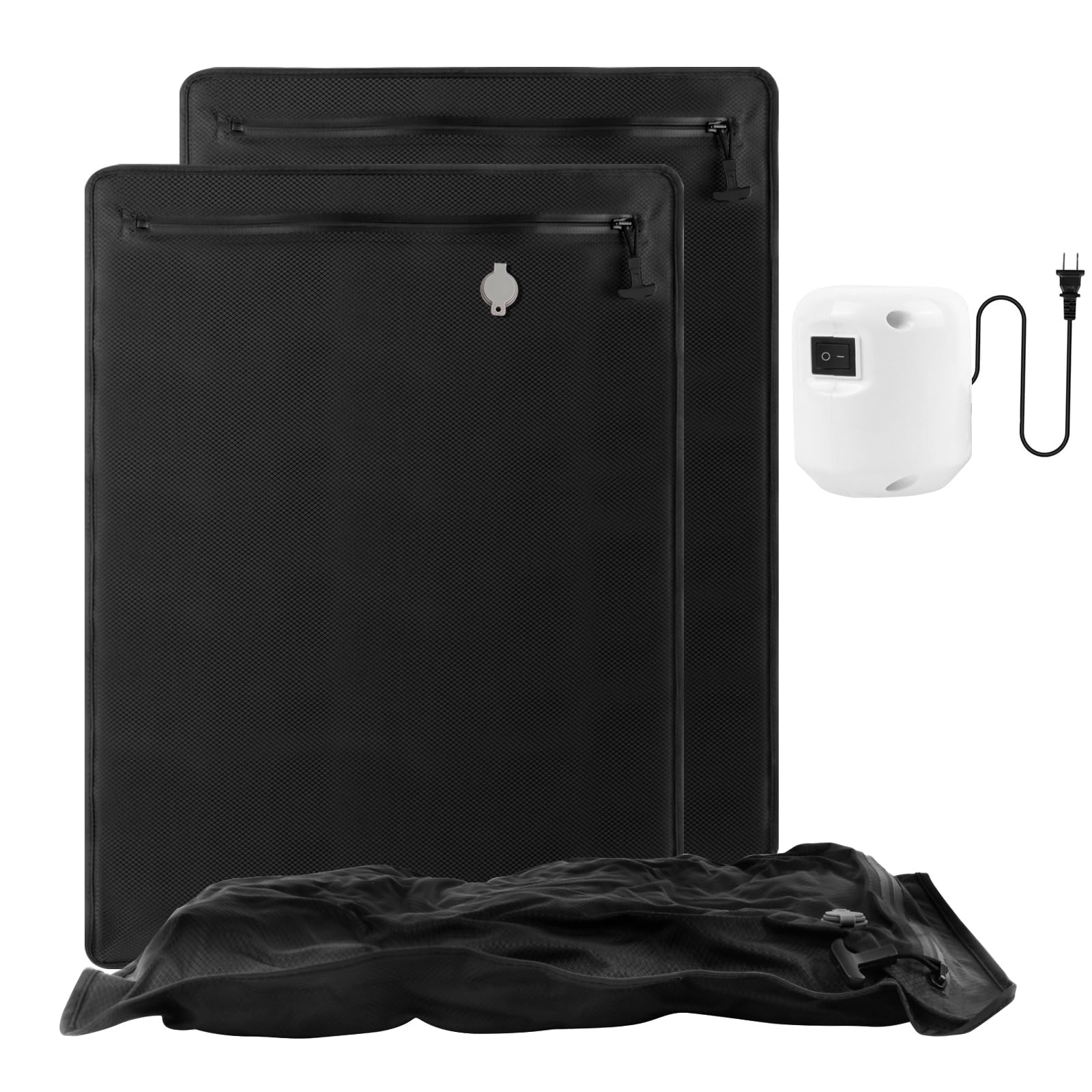 2PC Professional Vacuum Bags for Travel with 55W Super Power Electric Pump