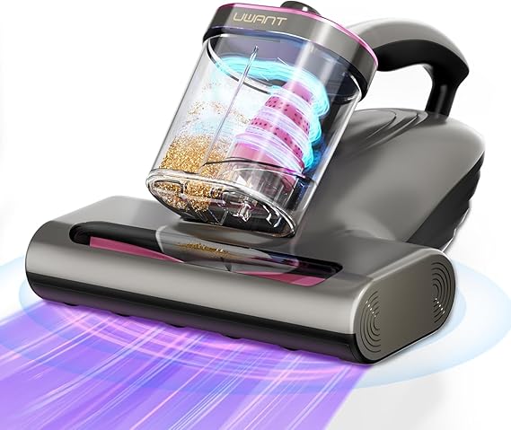 Bed Cleaner with 16Kpa Suction Metal Roller 253.7nm Uv-c Light Mattress