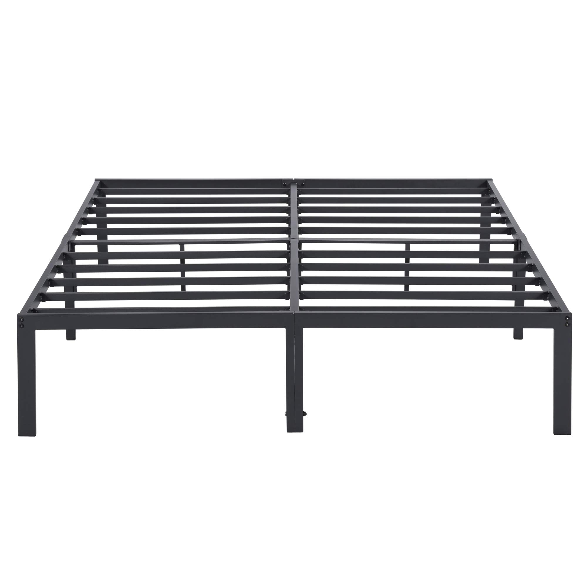 14 Inch Dura Metal Steel Slat Bed Frame, Twin XL