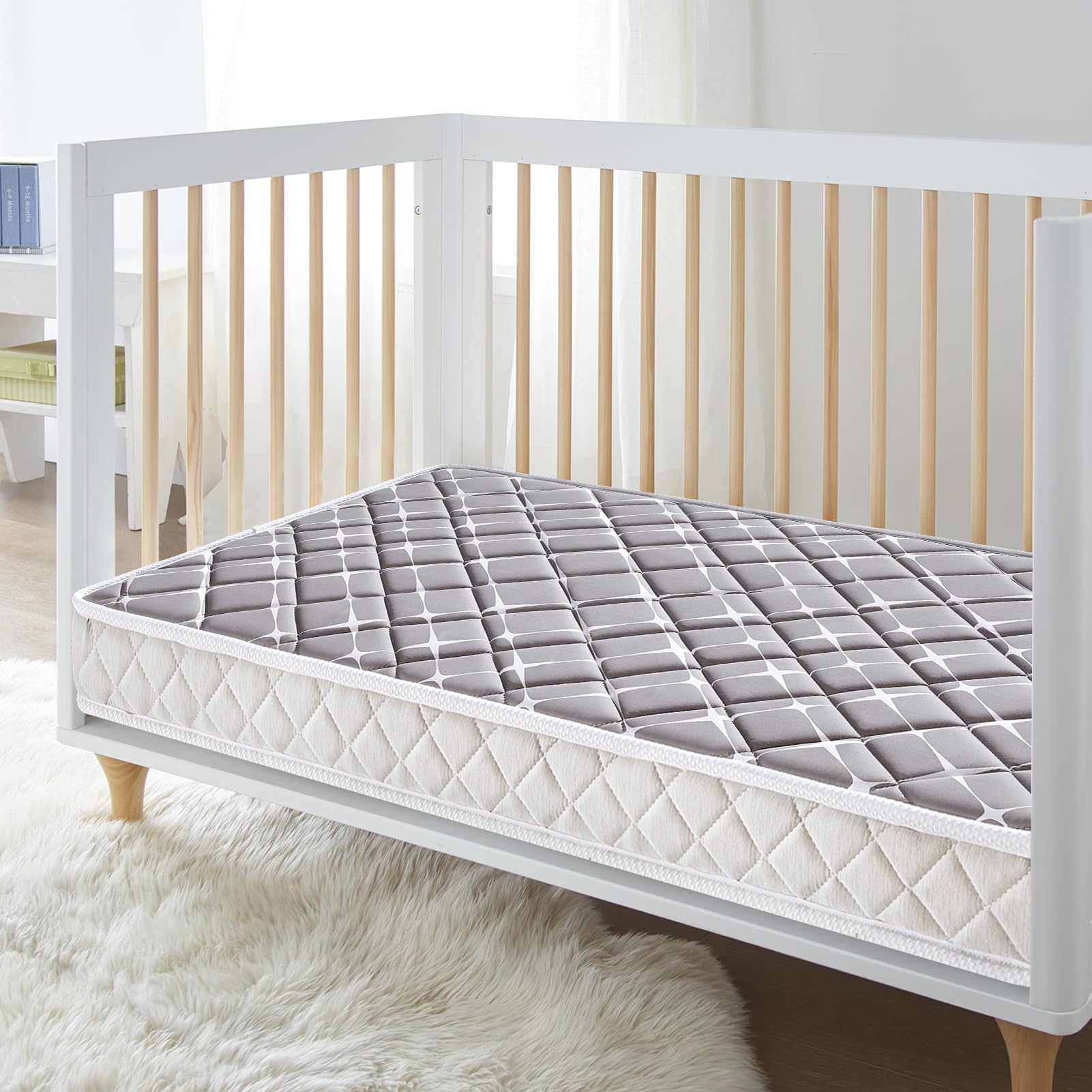 Premium Dual-Sided Baby Crib Mattress and Toddler Mattress