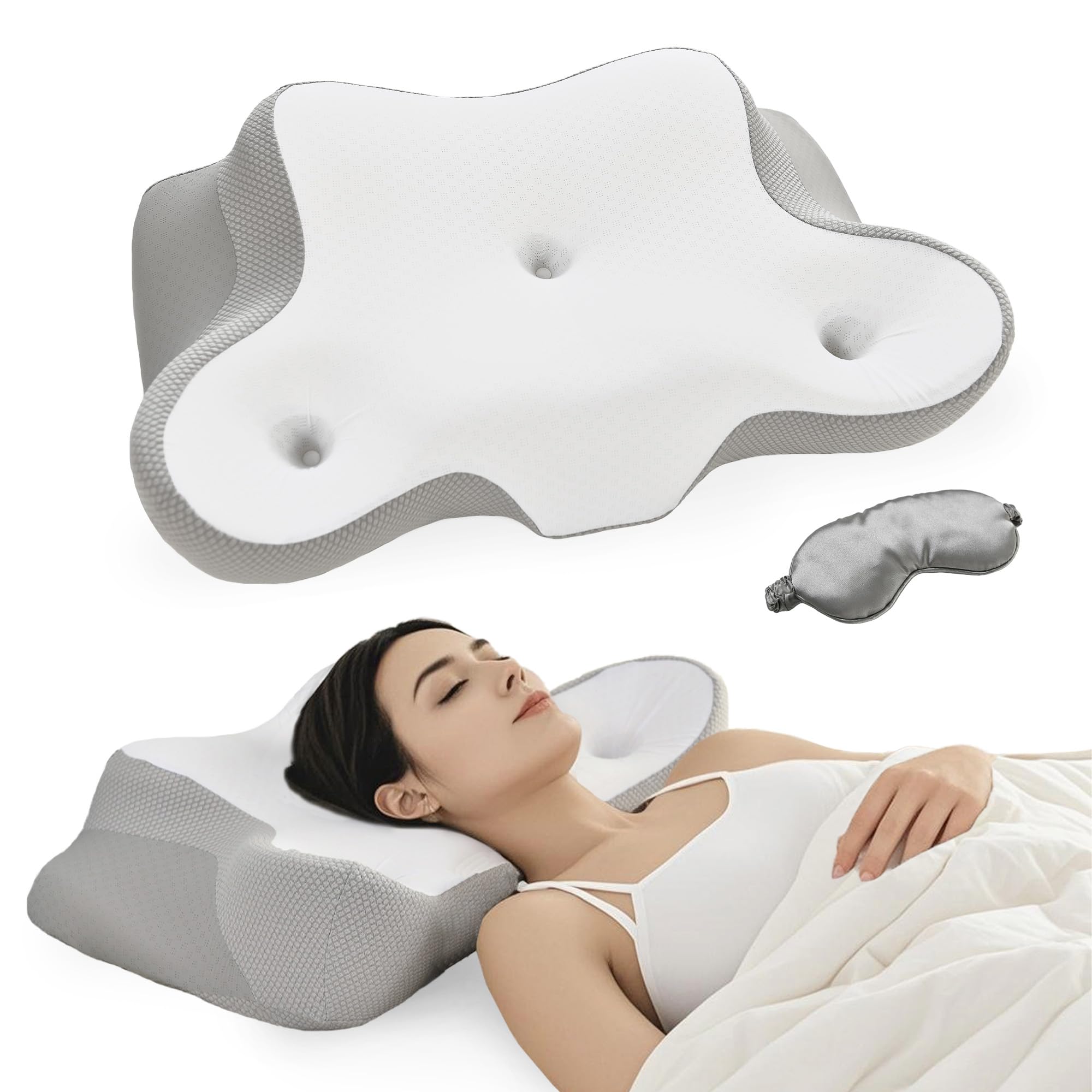 Orthopaedic Neck Support Pillow - Down Alternate Exclusive Filing