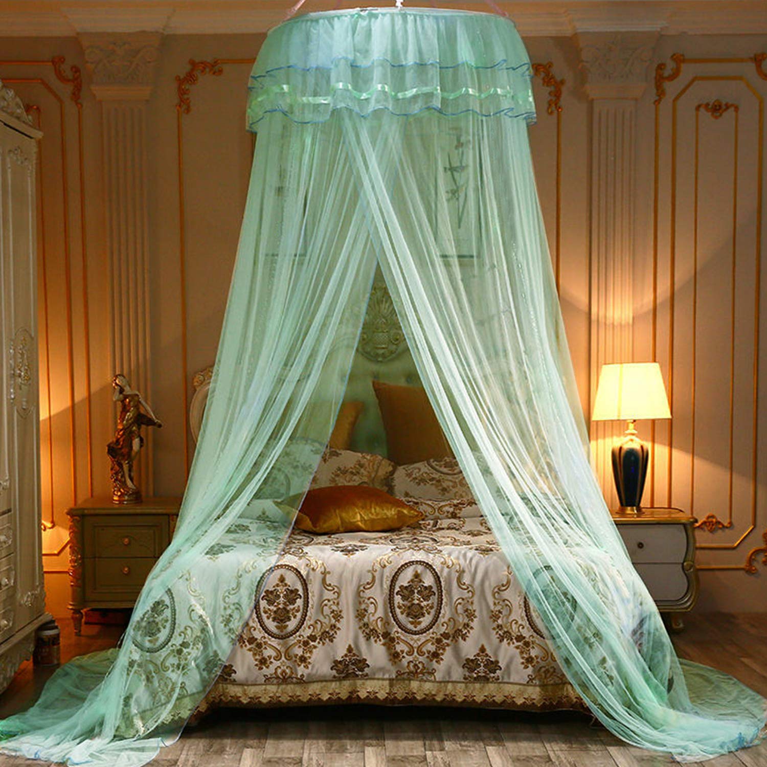 Bed Canopy Lace Mosquito Net for Girls Beds, Unique Princess Play