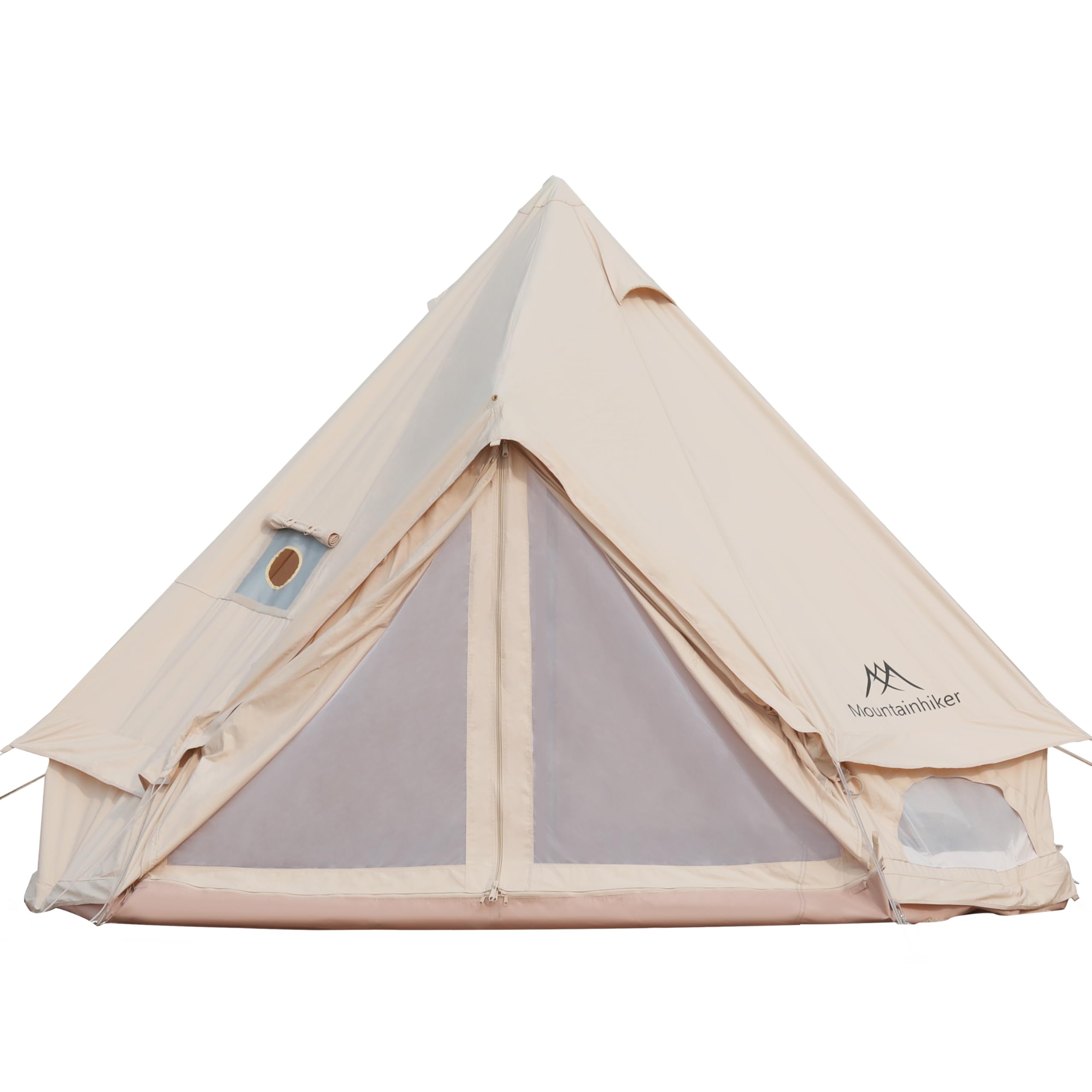 4-5 Person Mongolian Glamping Tent With Cool Ventilation