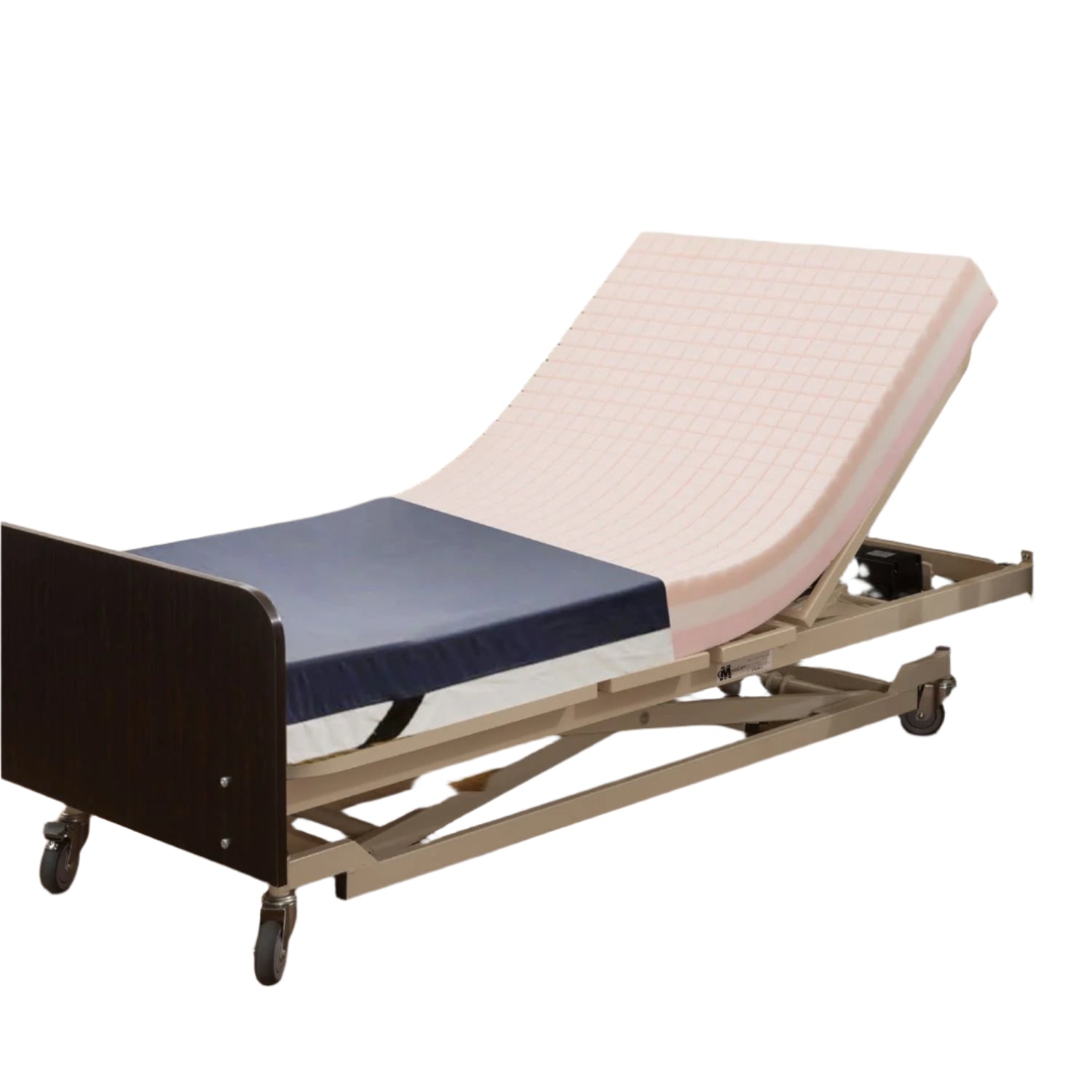 Pressure Redistribution Foam Hospital Bed Mattress - 3 Layered Visco