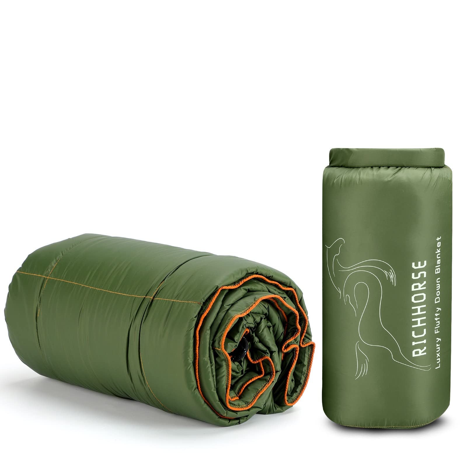 Down Camping Blanket - Packable Backpacking Quilt, Lightweight