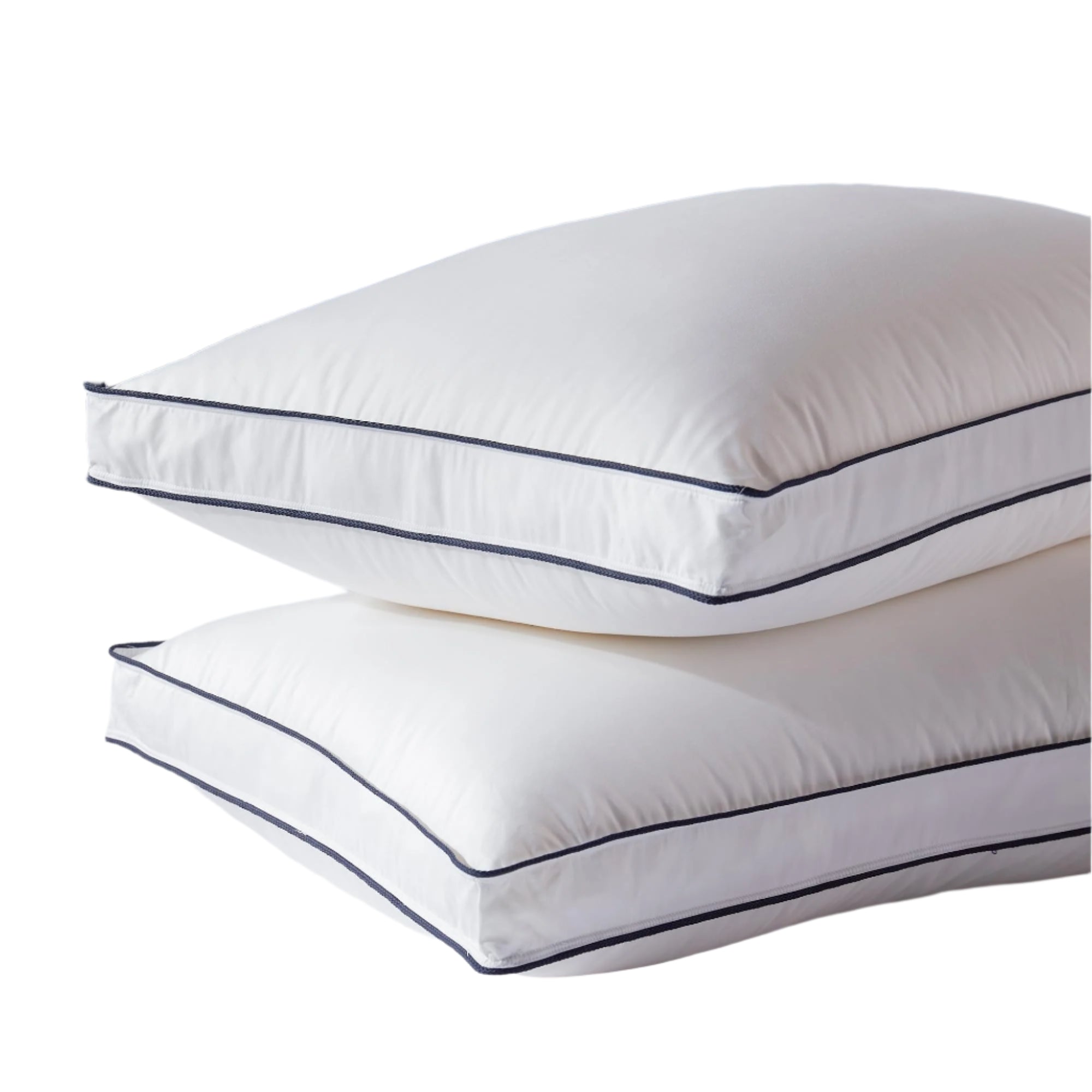Goose Feather Down Pillows Queen Size Set of 2,