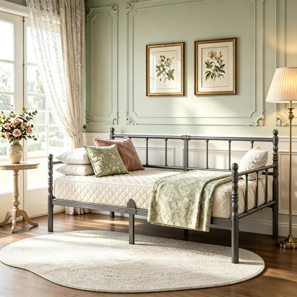 Twin Daybed Frame with Under-Bed Storage