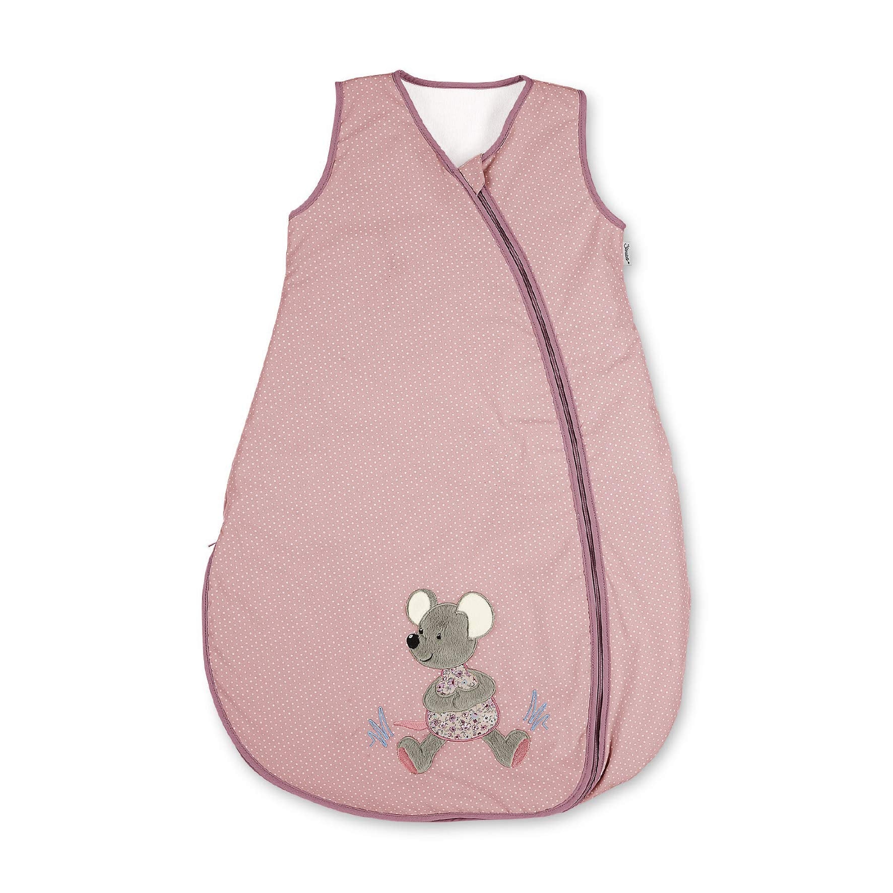 Summer Sleeping Bag for Babies, Mouse Mabel, Zip, Size: 70 cm, Pink