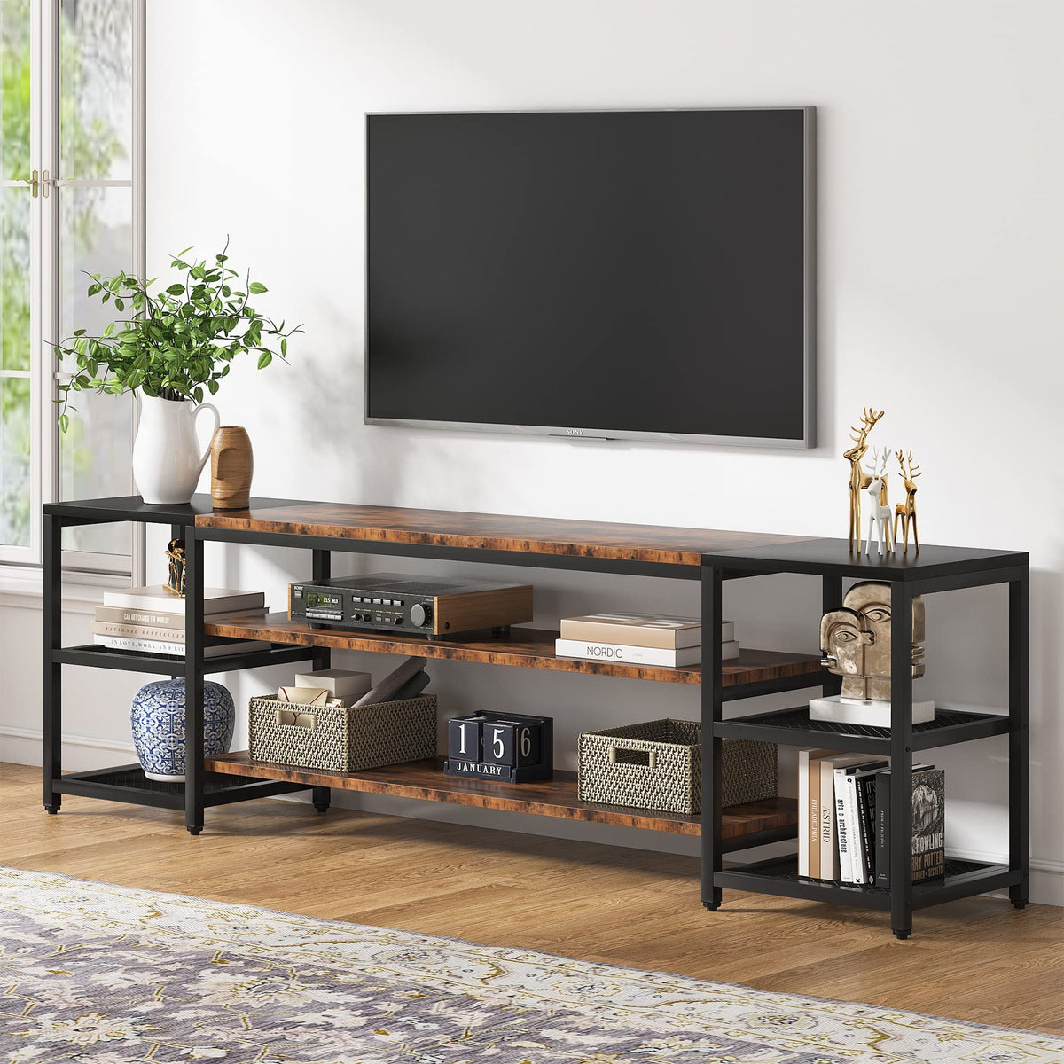 78-Inch Industrial TV Stand for TVs up to 85 Inches