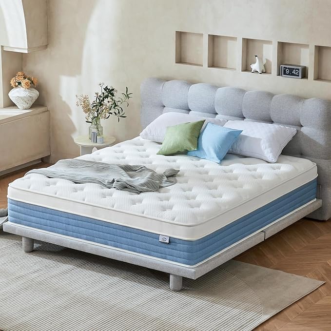 King Size Mattress |14 inch King Hybrid Mattress with Memory Foam
