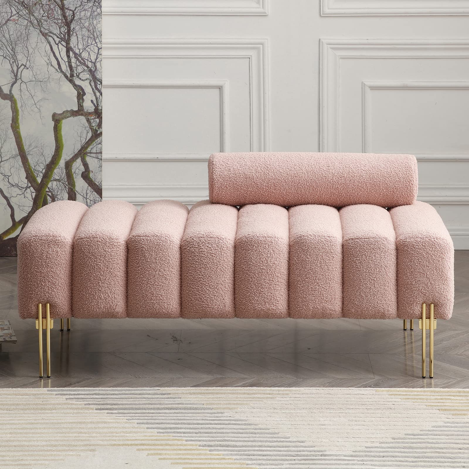 53.2" Modern Loveseat Sofa Couch, Upholstered Accent Sofa