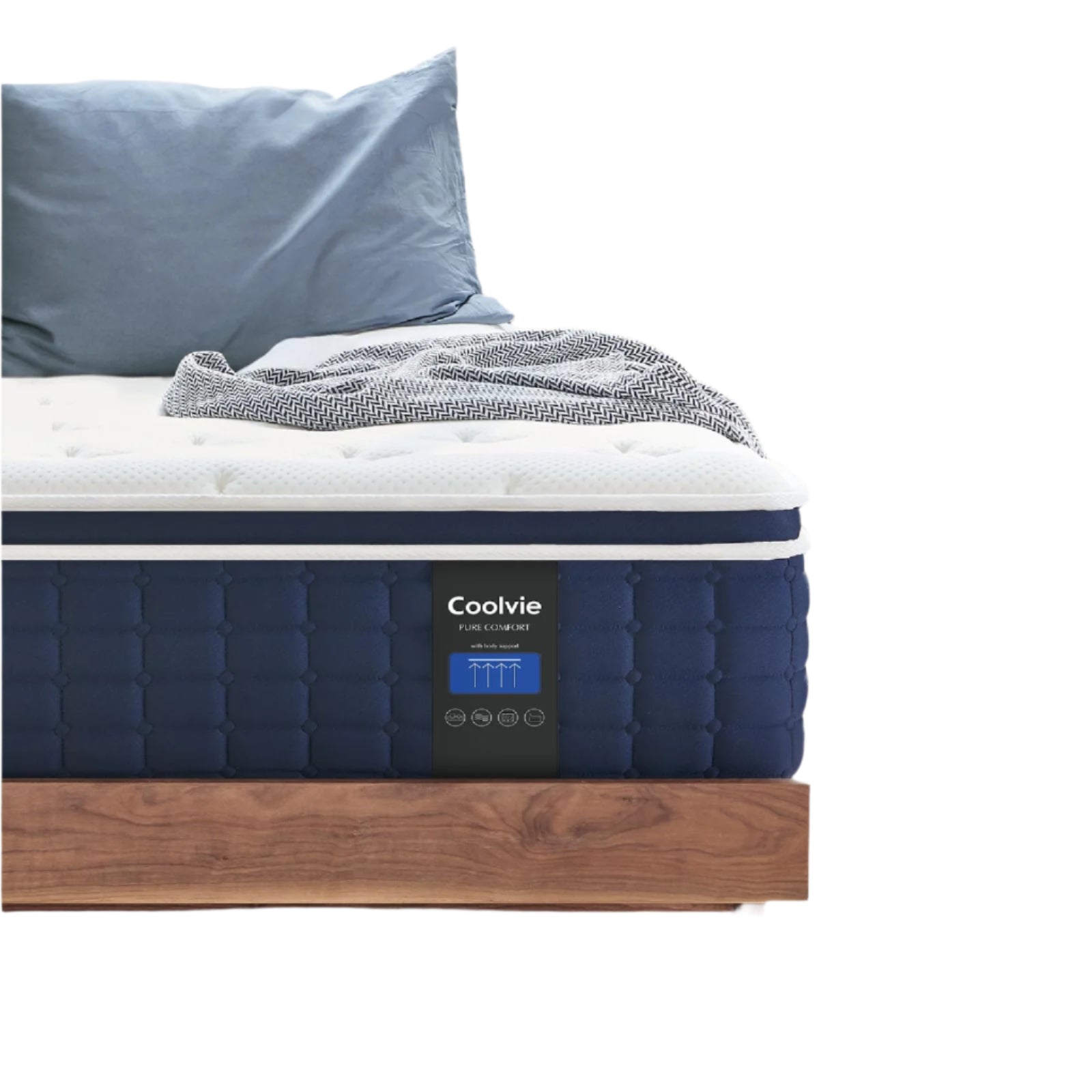 Twin Mattress 12 Inch, Medium Feel Twin Size Mattresses in a Box