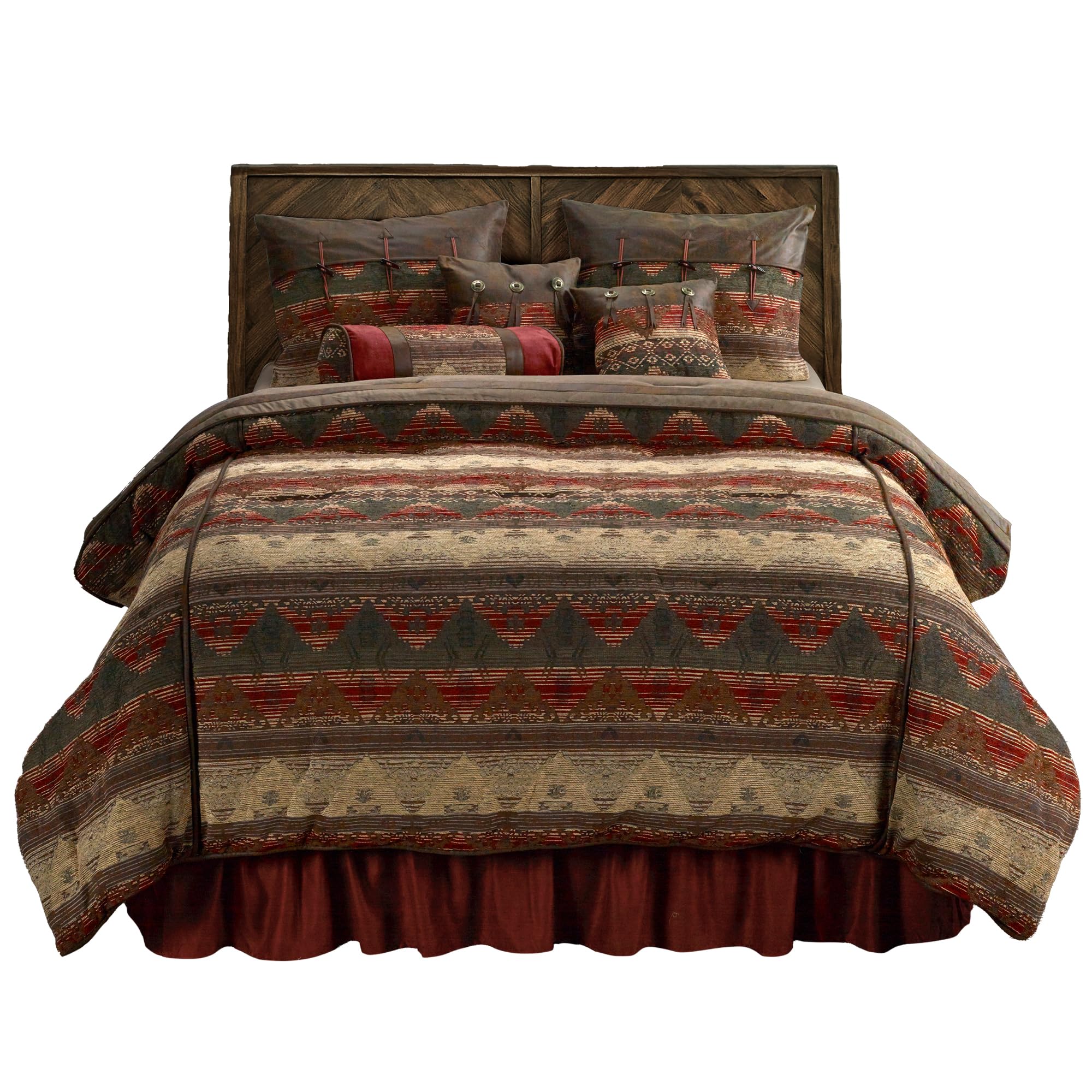 Paseo Road Sierra Western Bedding 7 Piece King Comforter Set