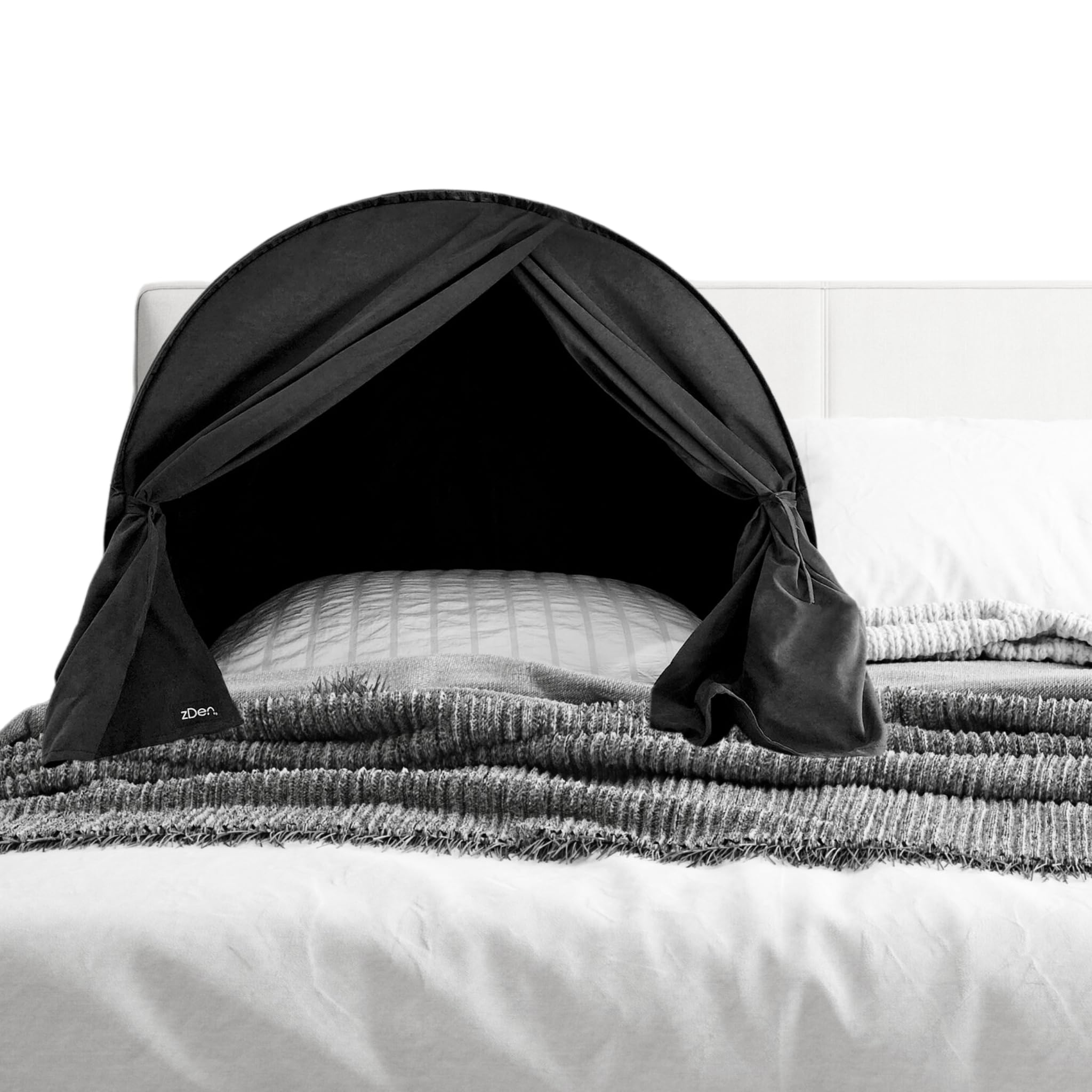 The Original Patented Light-Blocking Luxury Sleep Den Bed Tent: Certified Non-Toxic