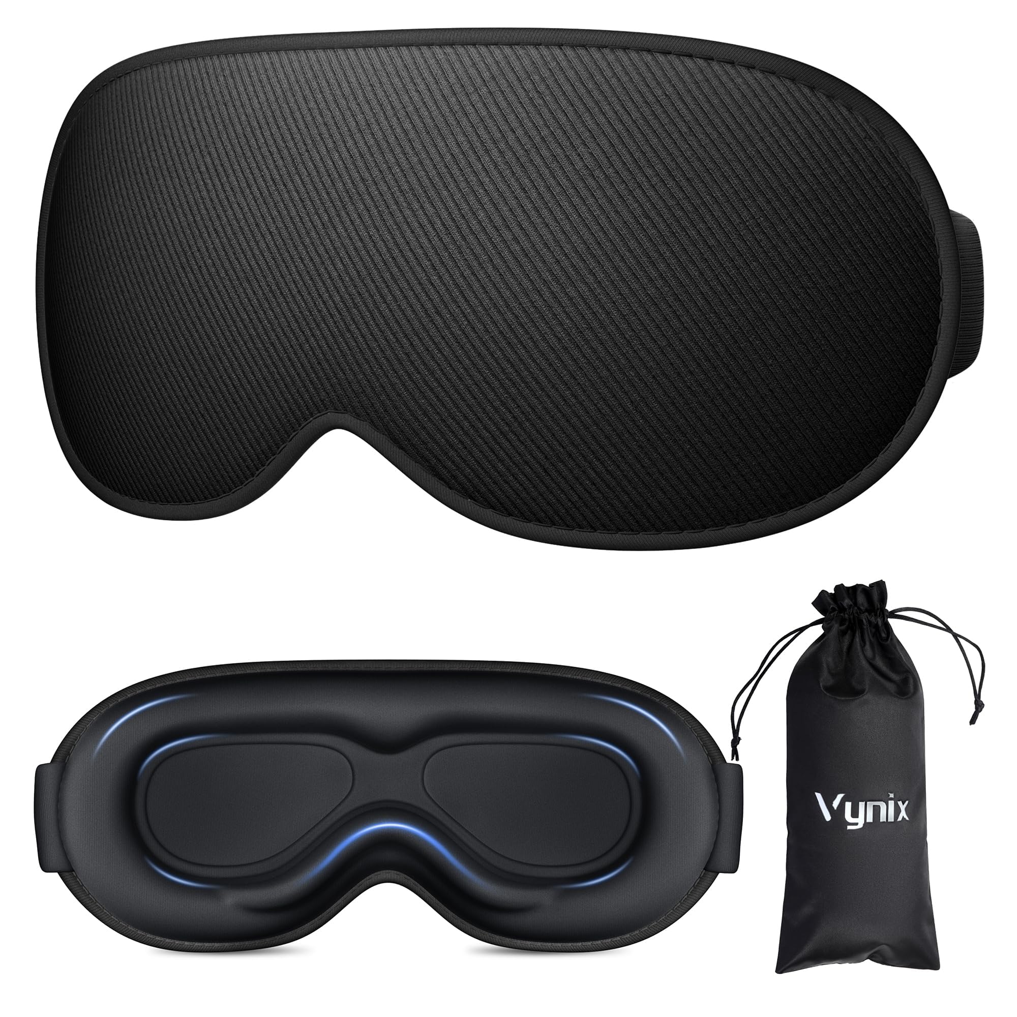 Sleep Mask for Men Women - Blackout Eye Masks for Sleep