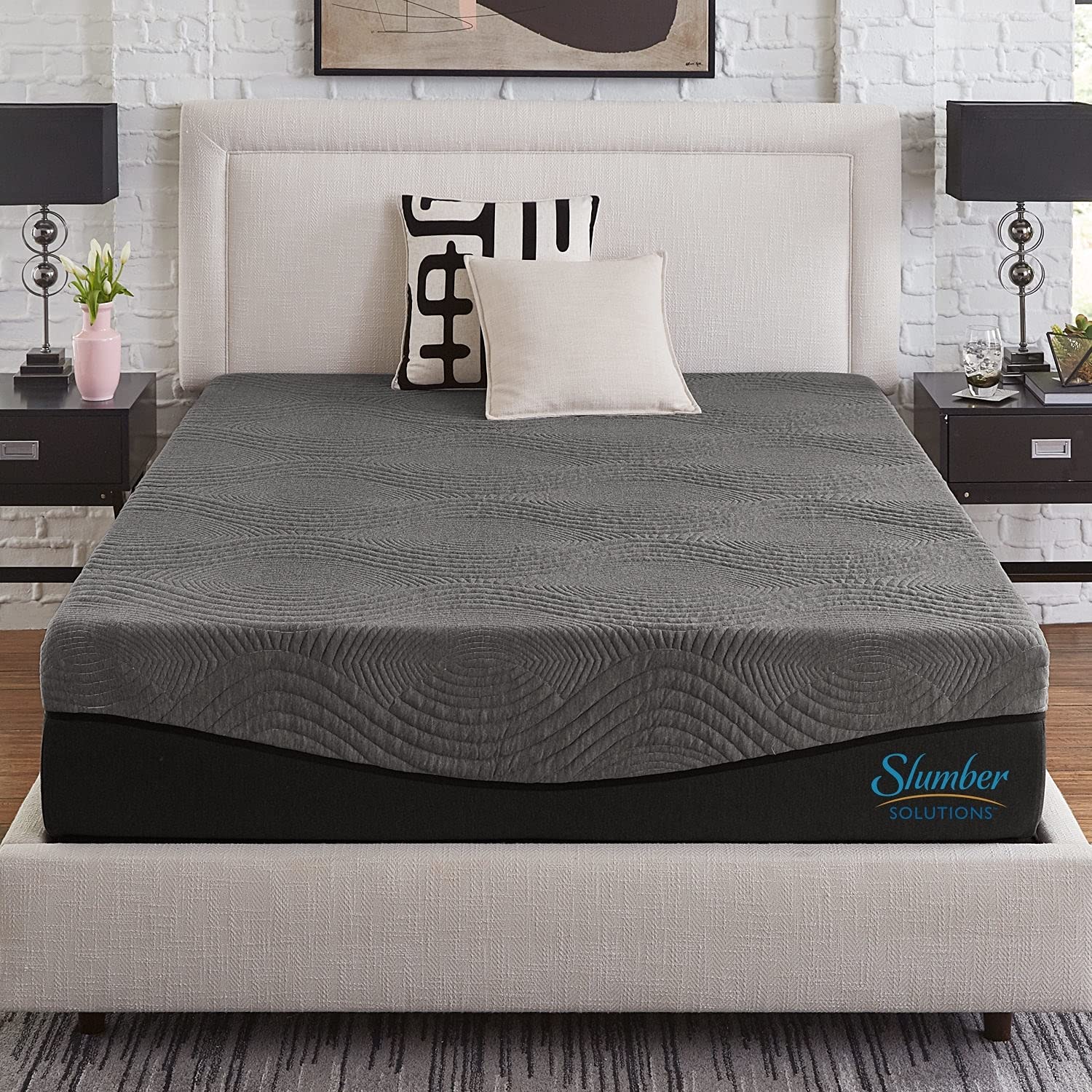 Active 12-inch Charcoal Memory Foam Mattress Queen