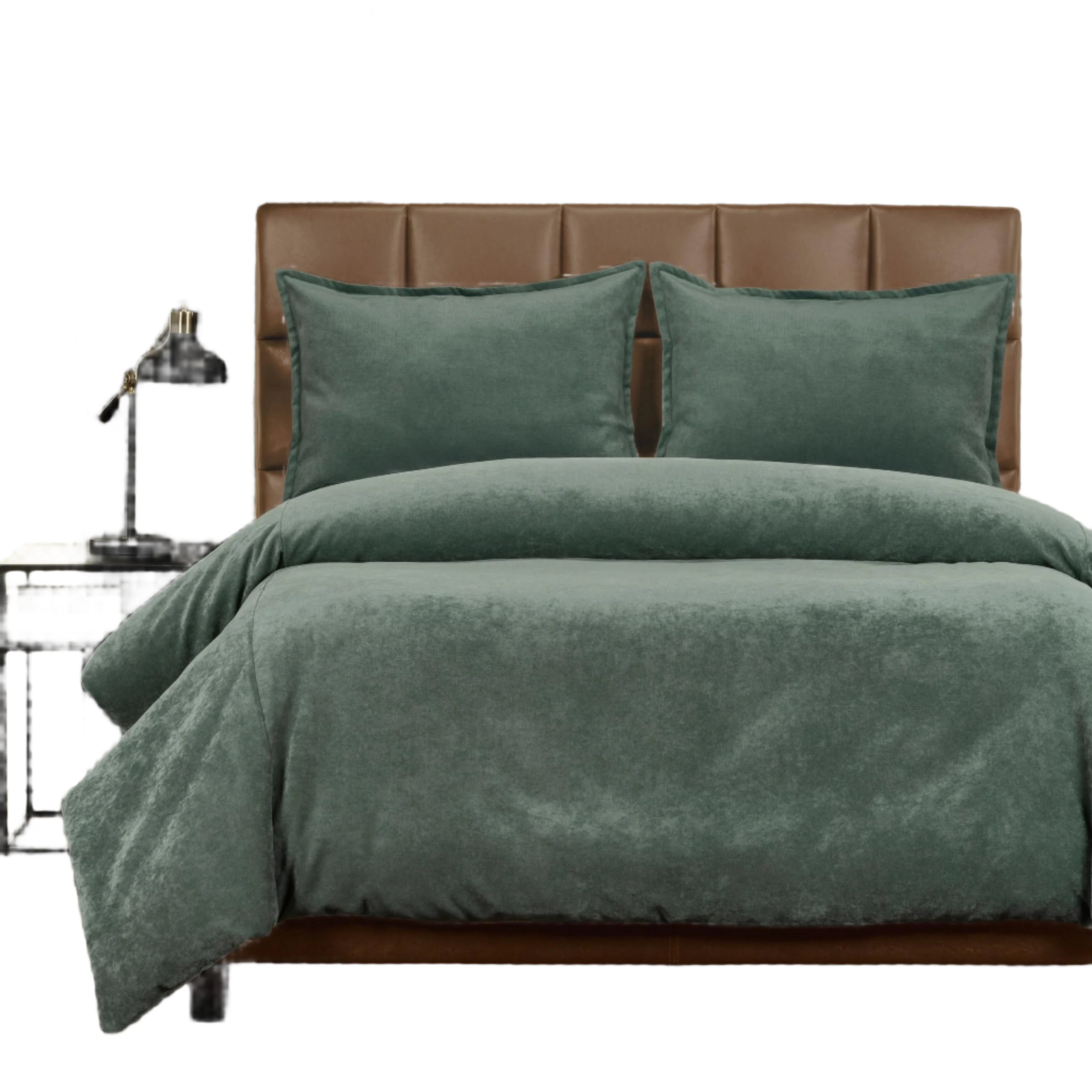 Mixology Padma 4-Piece Duvet Cover and Insert Set Parchment California