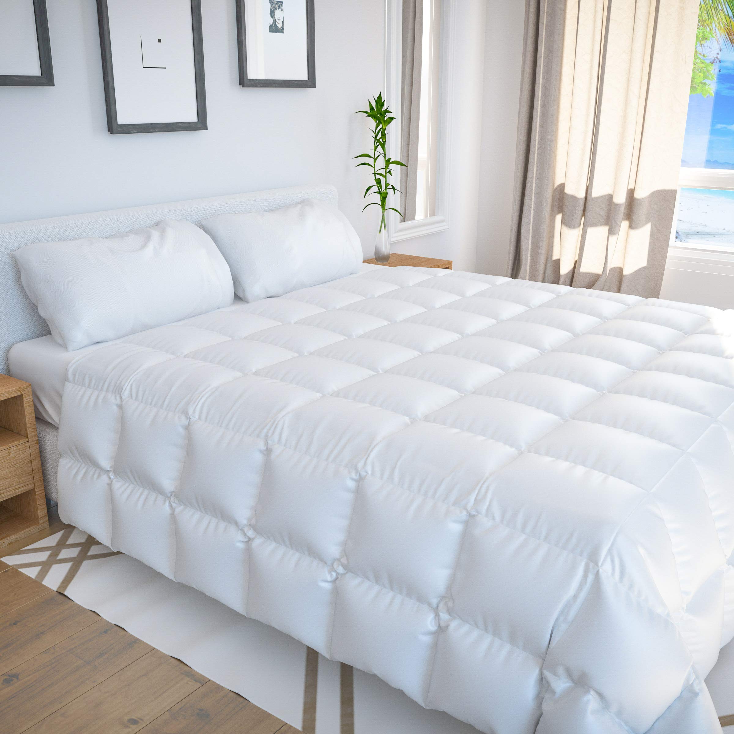 All Season King Size Comforter, 100% Viscose Made from Bamboo
