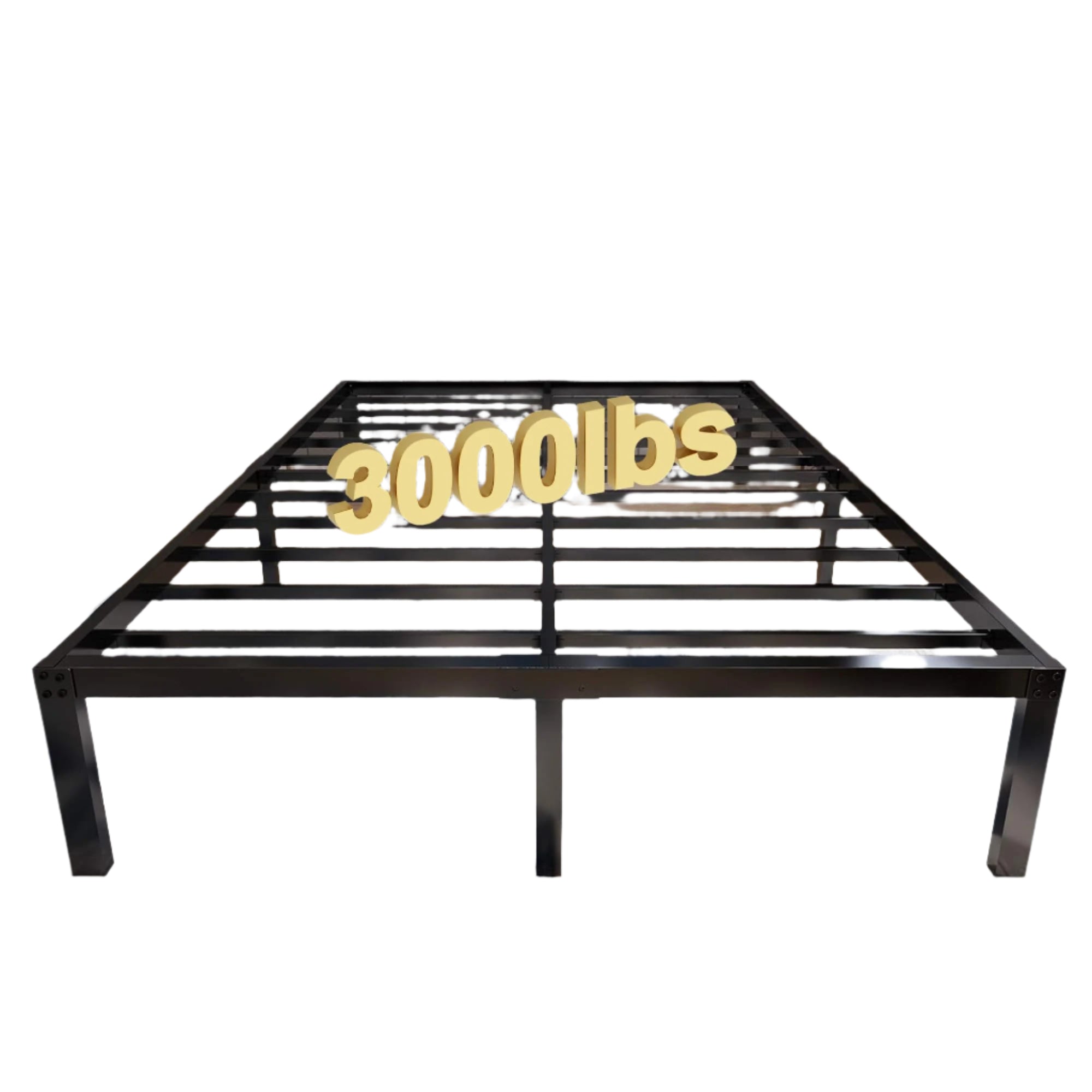 Inch Platform Bed Frame/Easy Assembly Mattress Foundation / 3000lbs Heavy