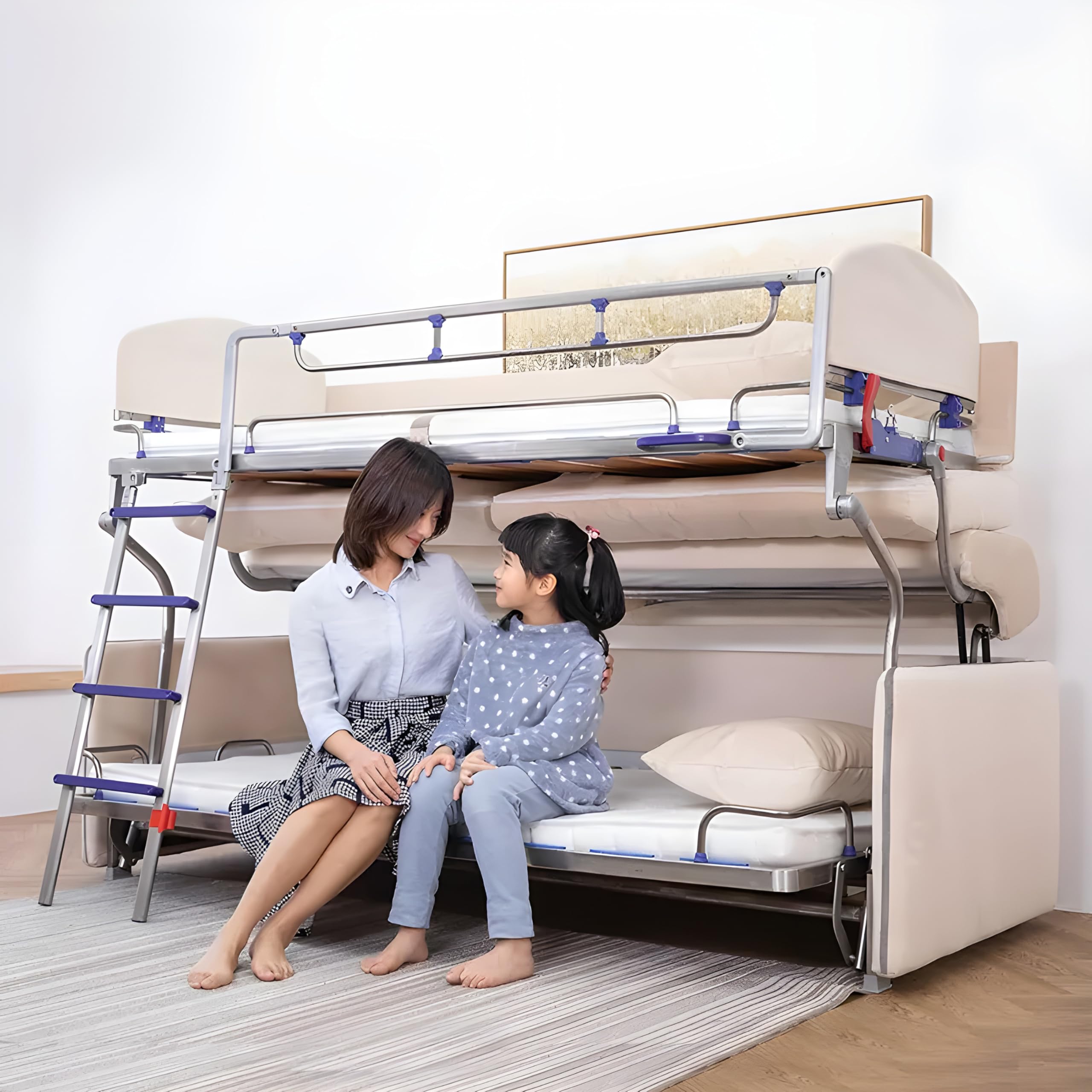 Sofa Cum Bunk Bed – Twin Over Twin Convertible Couch | Pull Out Sleeper